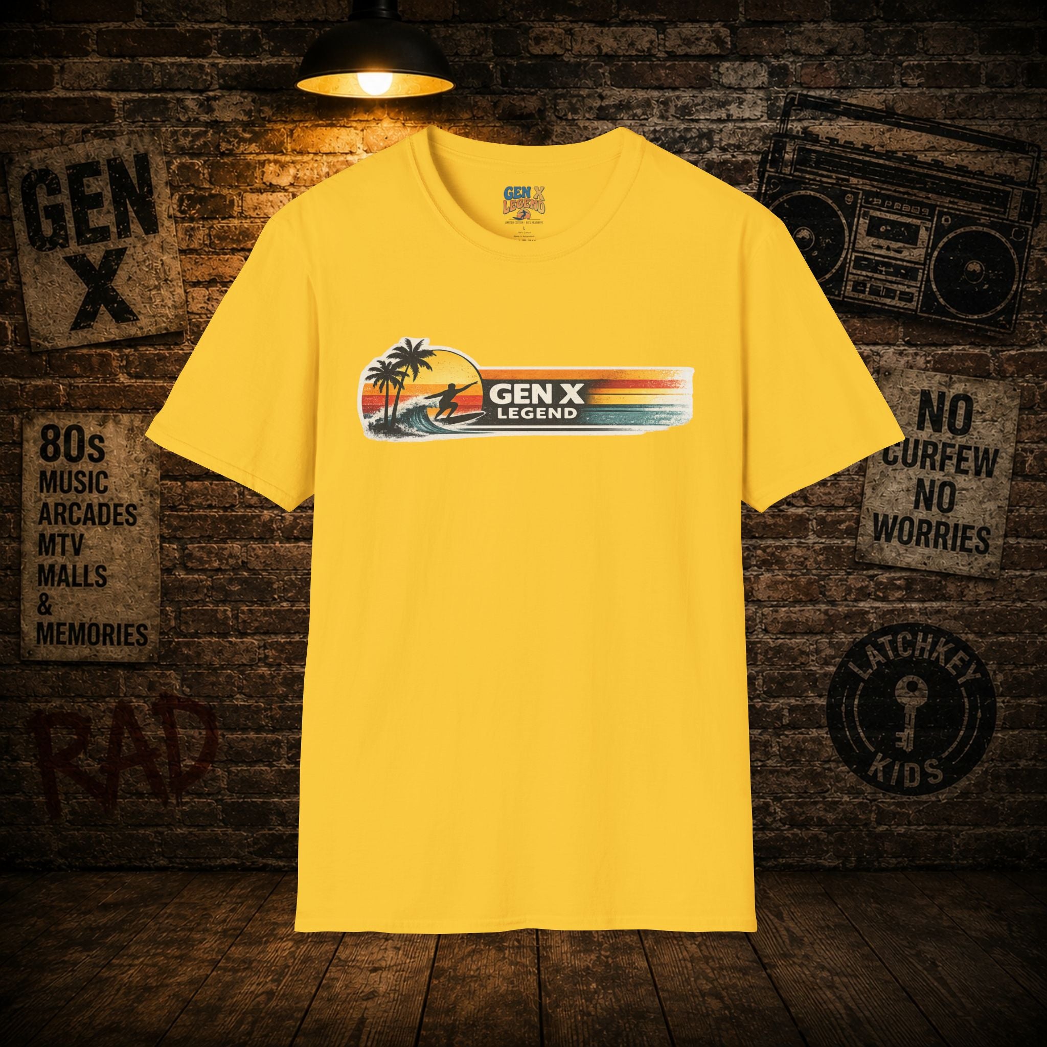 Gen X Legend T-Shirt — 80's Heatwave - 'Pacific Vibes'