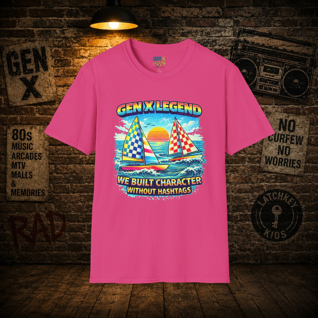 Gen X Legend T-Shirt — 80's Heatwave - 'Built Character'