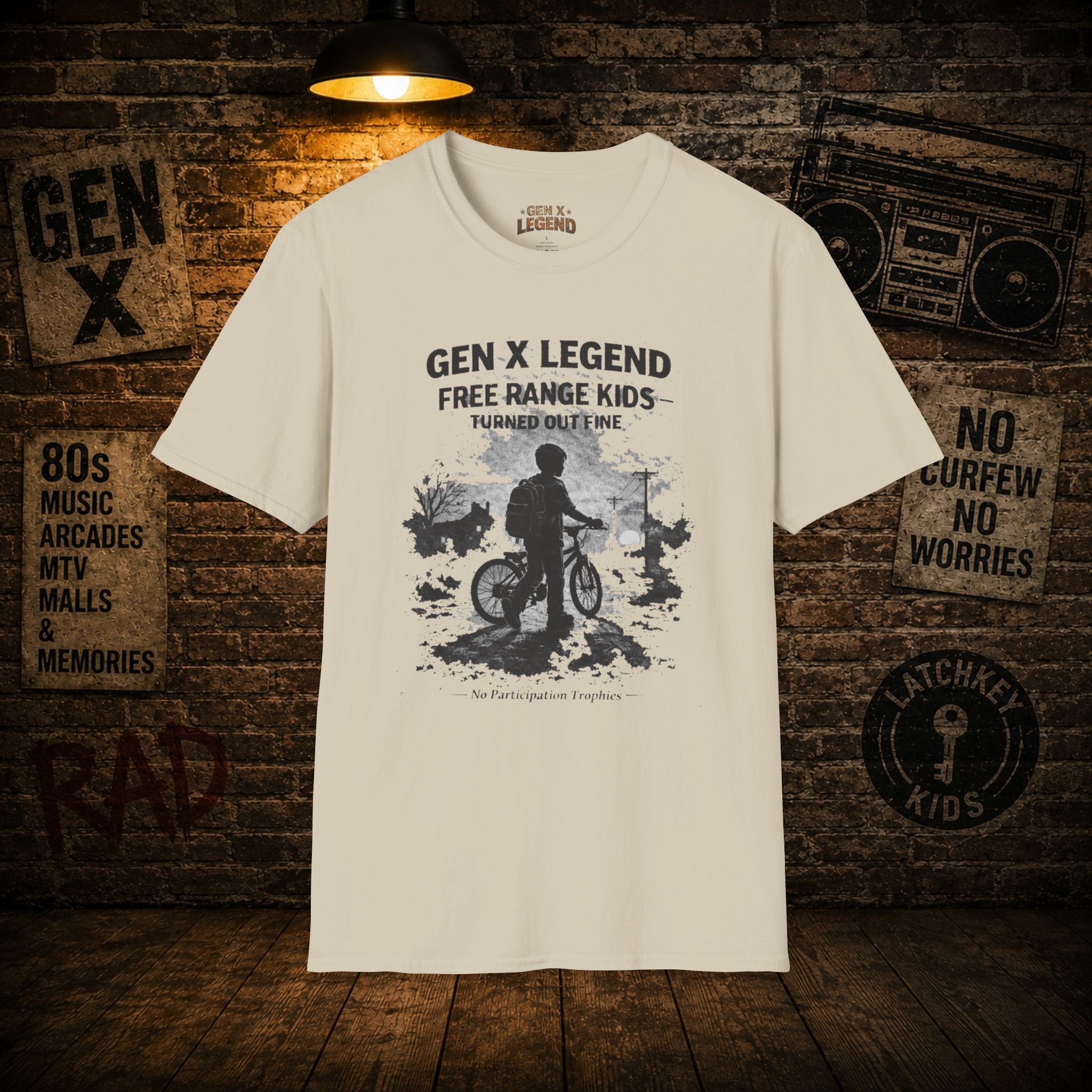 Gen X Legend T-Shirt — 'Free Range Kids'