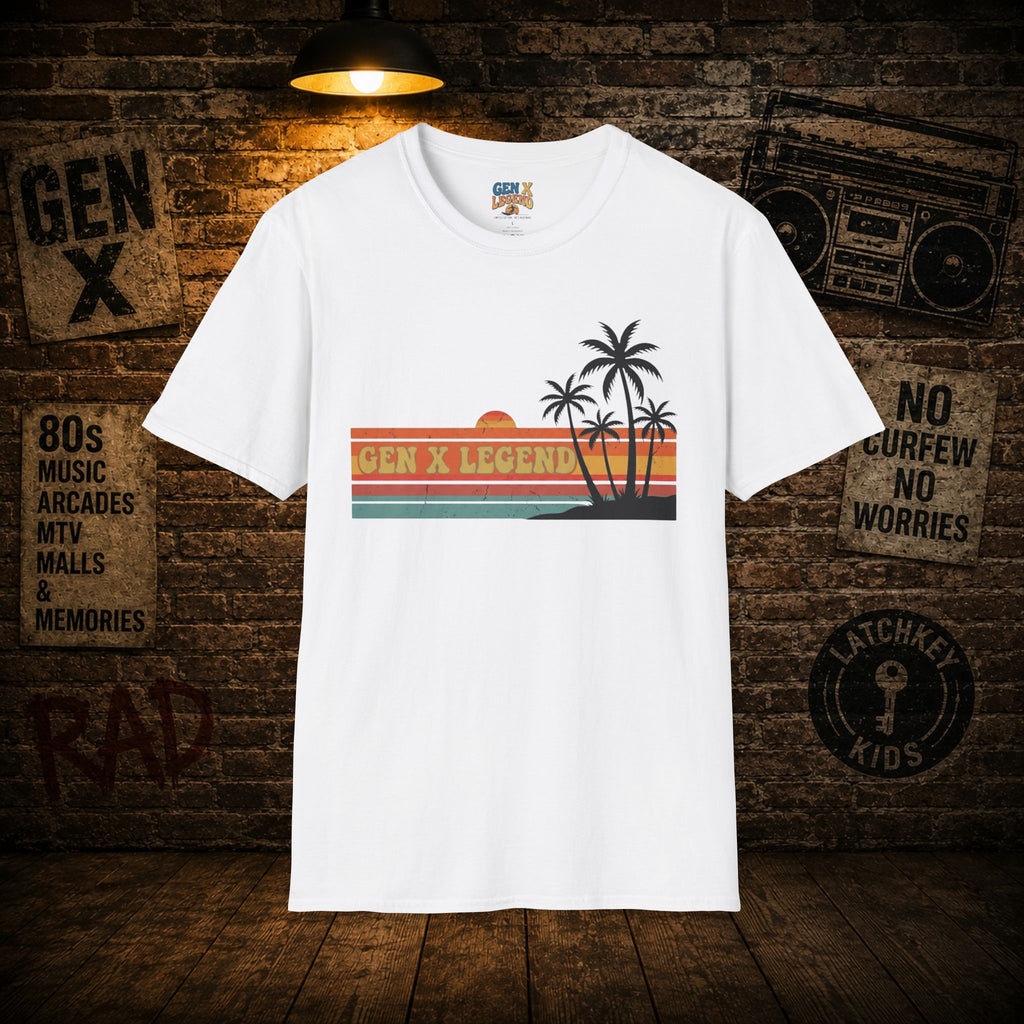 Gen X Legend T-Shirt — 80's Heatwave - 'Pacific Beach'