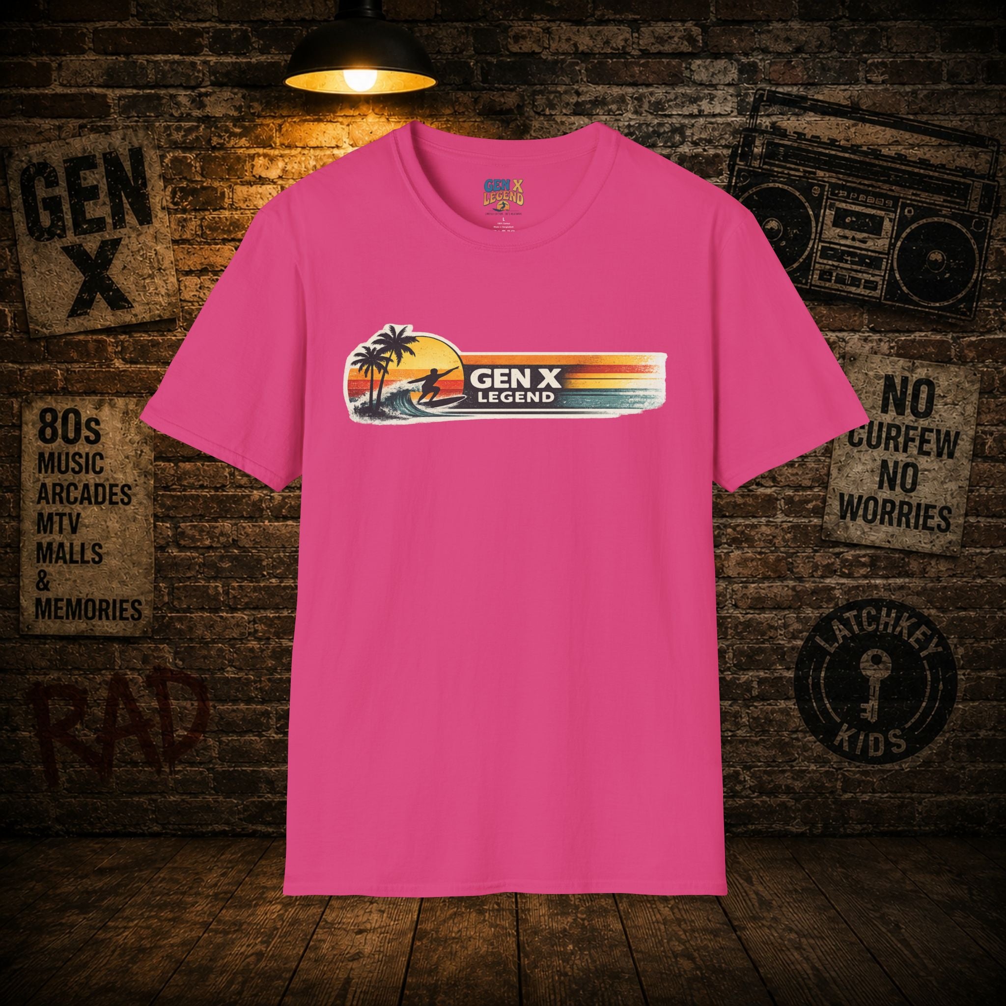 Gen X Legend T-Shirt — 80's Heatwave - 'Pacific Vibes'
