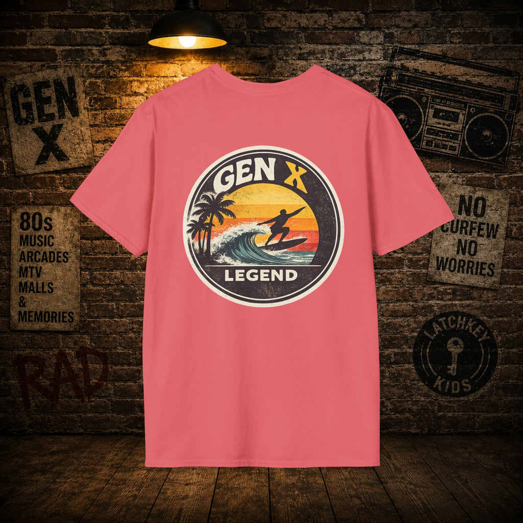 Gen X Legend T-Shirt — 80's Heatwave - 'Surf Legend'