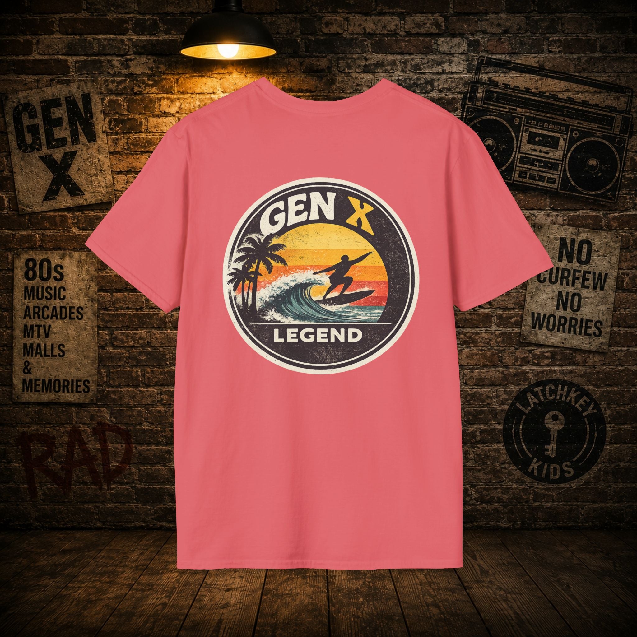 Gen X Legend T-Shirt — 80's Heatwave - 'Surf Legend'