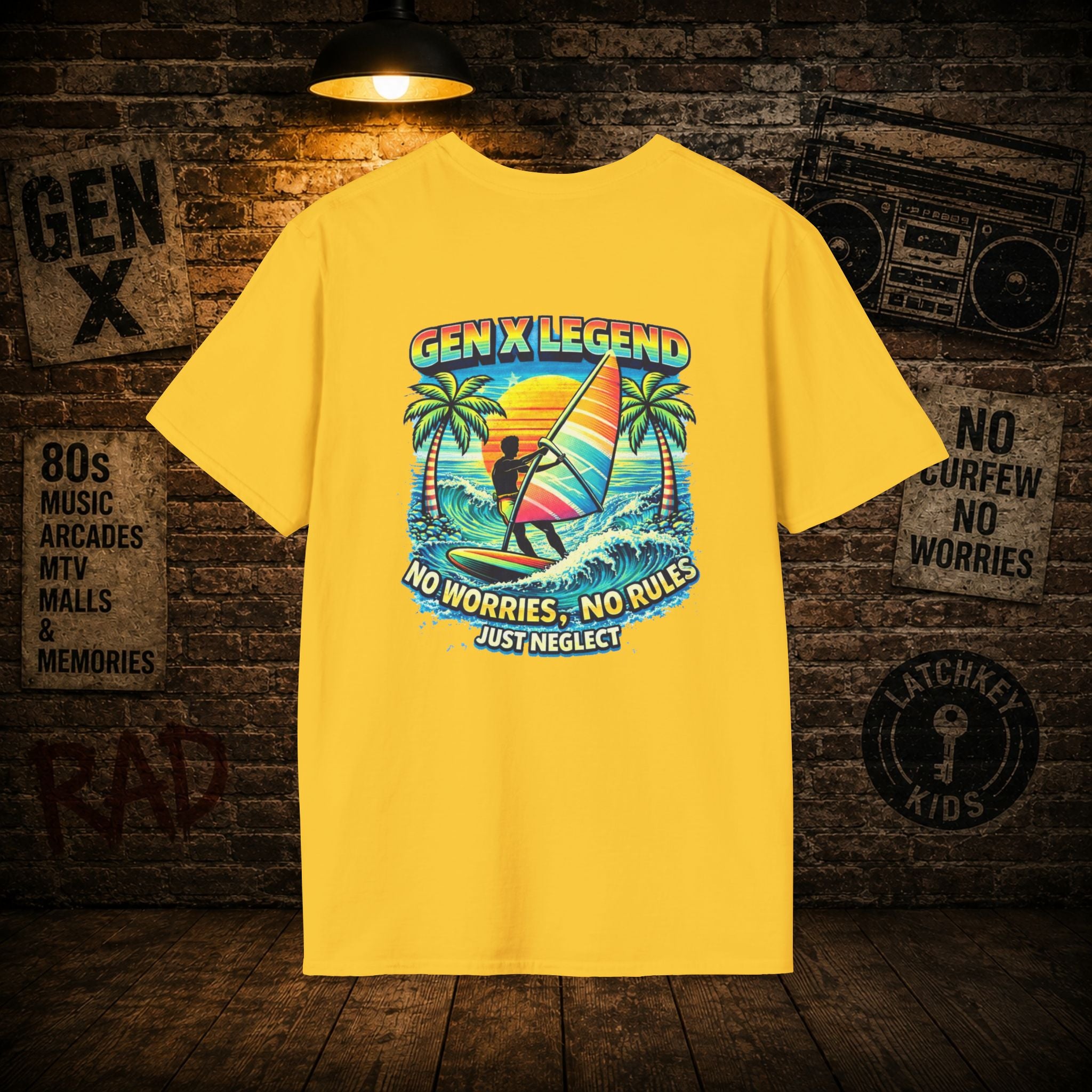 Gen X Legend T-Shirt — 80's Heatwave - 'No Worries'