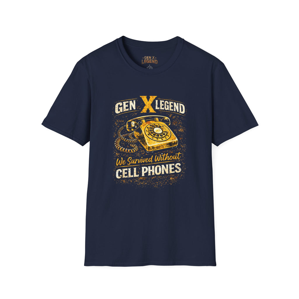 Gen X Legend T-Shirt — 'Survived Without Cell Phones'