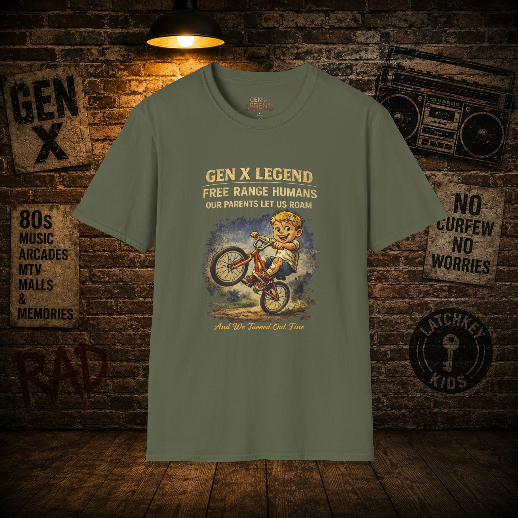 Gen X Legend T-Shirt — 'Free Range Humans'