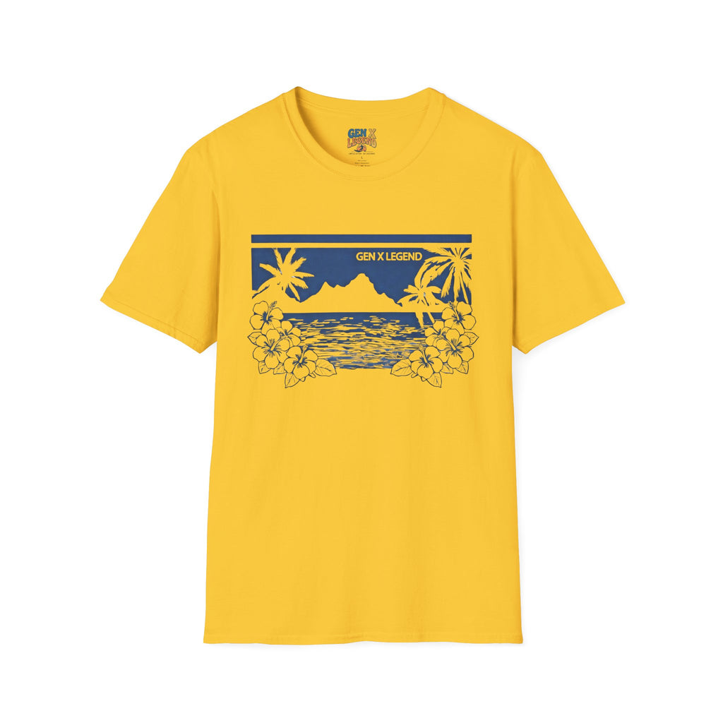 Gen X Legend T-Shirt — 80's Heatwave - 'Blue Ocean'