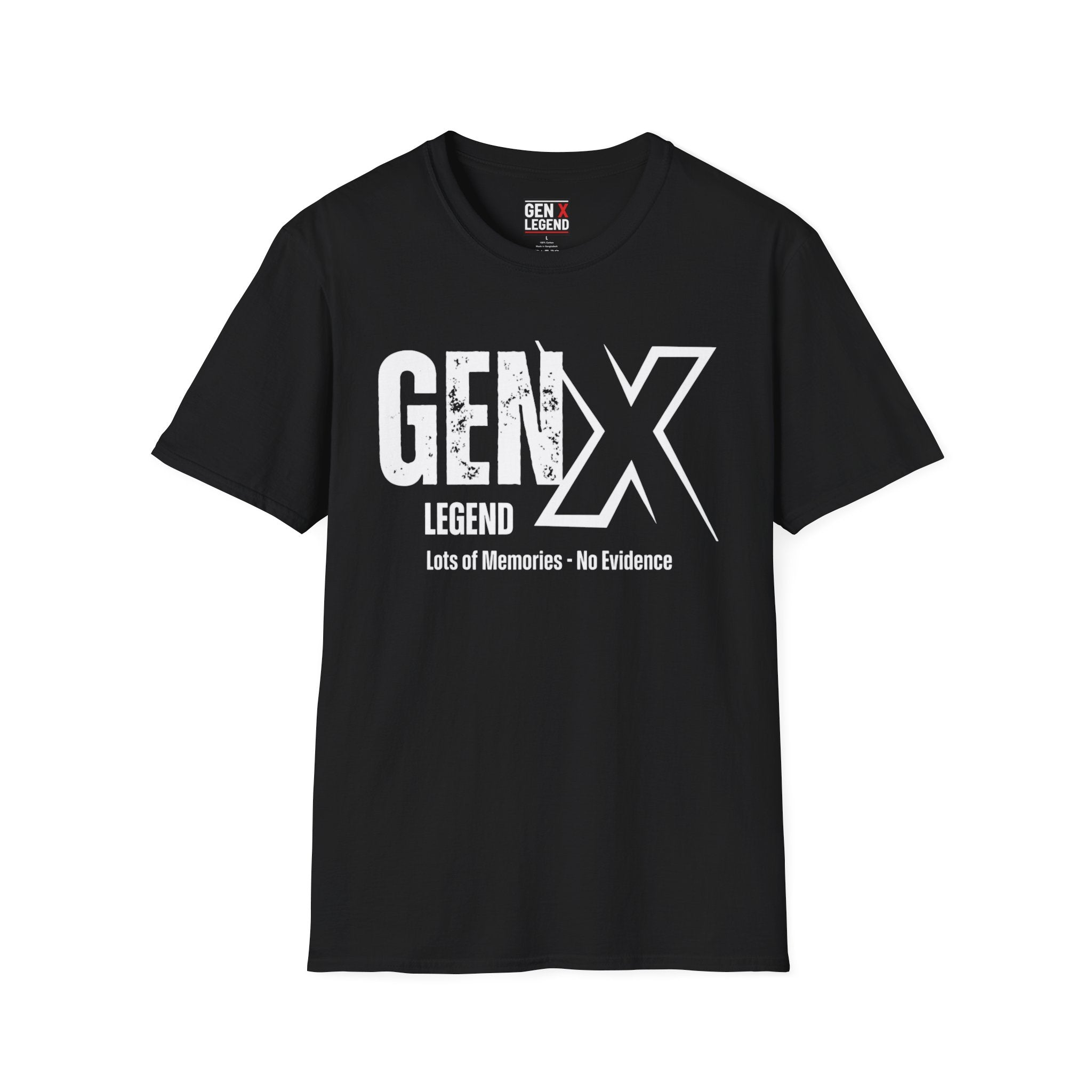 Gen X Legend T-Shirt — 'No Evidence'