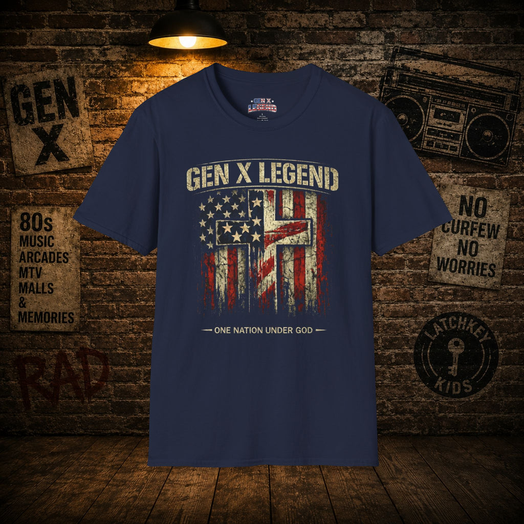 Gen X Legend T-Shirt — 'One Nation Under God'  Tee