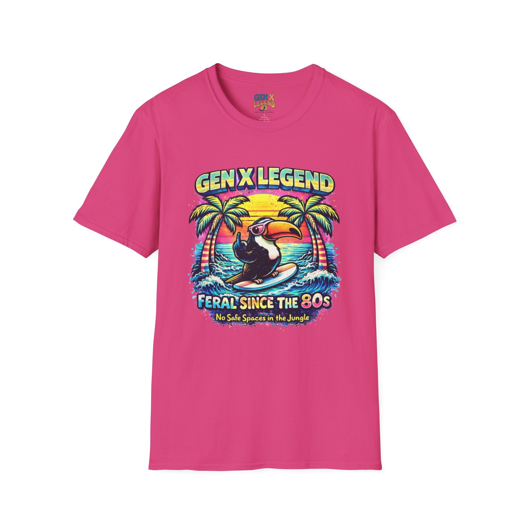 Gen X Legend T-Shirt — 80's Heatwave - 'Feral Since the 80's'