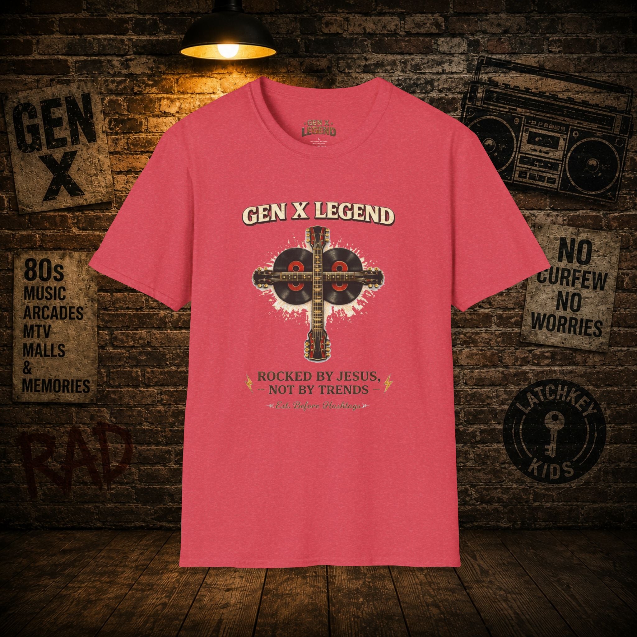 Gen X Legend T-Shirt — 'Rocked by Jesus'