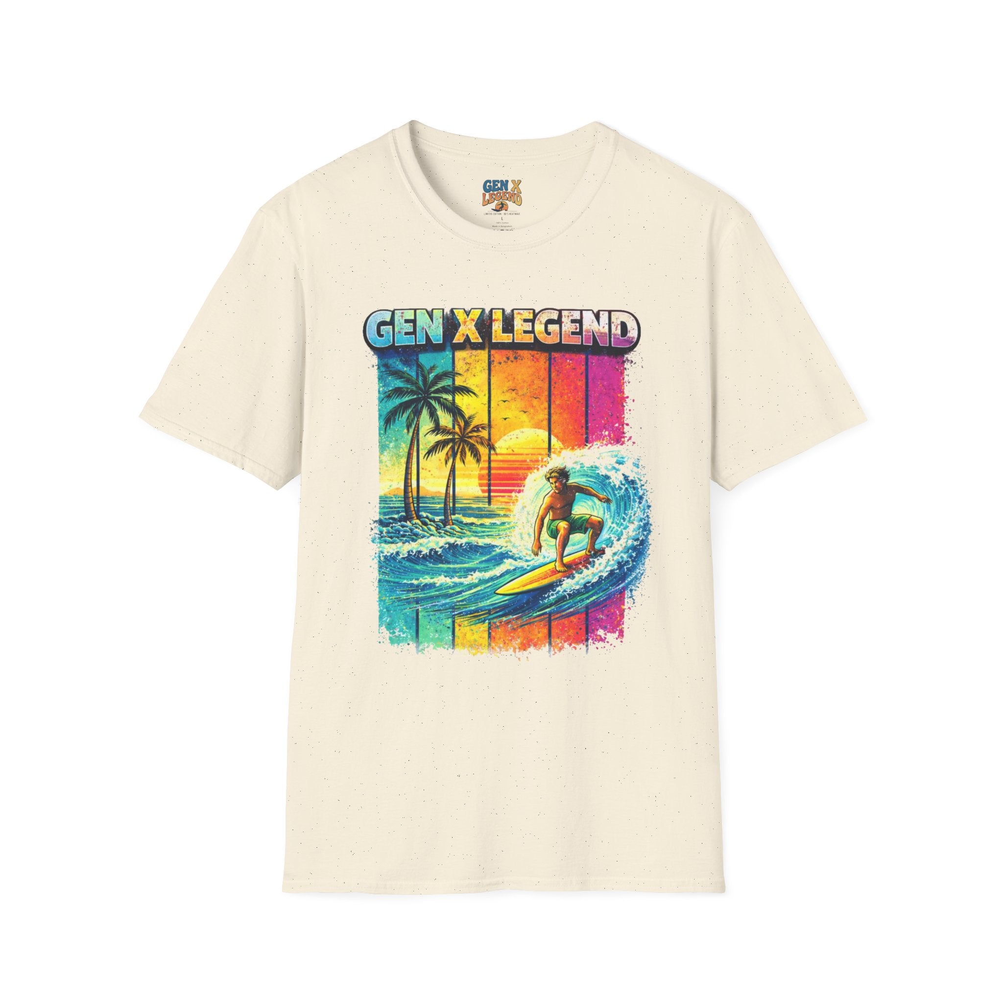 Gen X Legend T-Shirt — 80's Heatwave - 'Surf Classic'