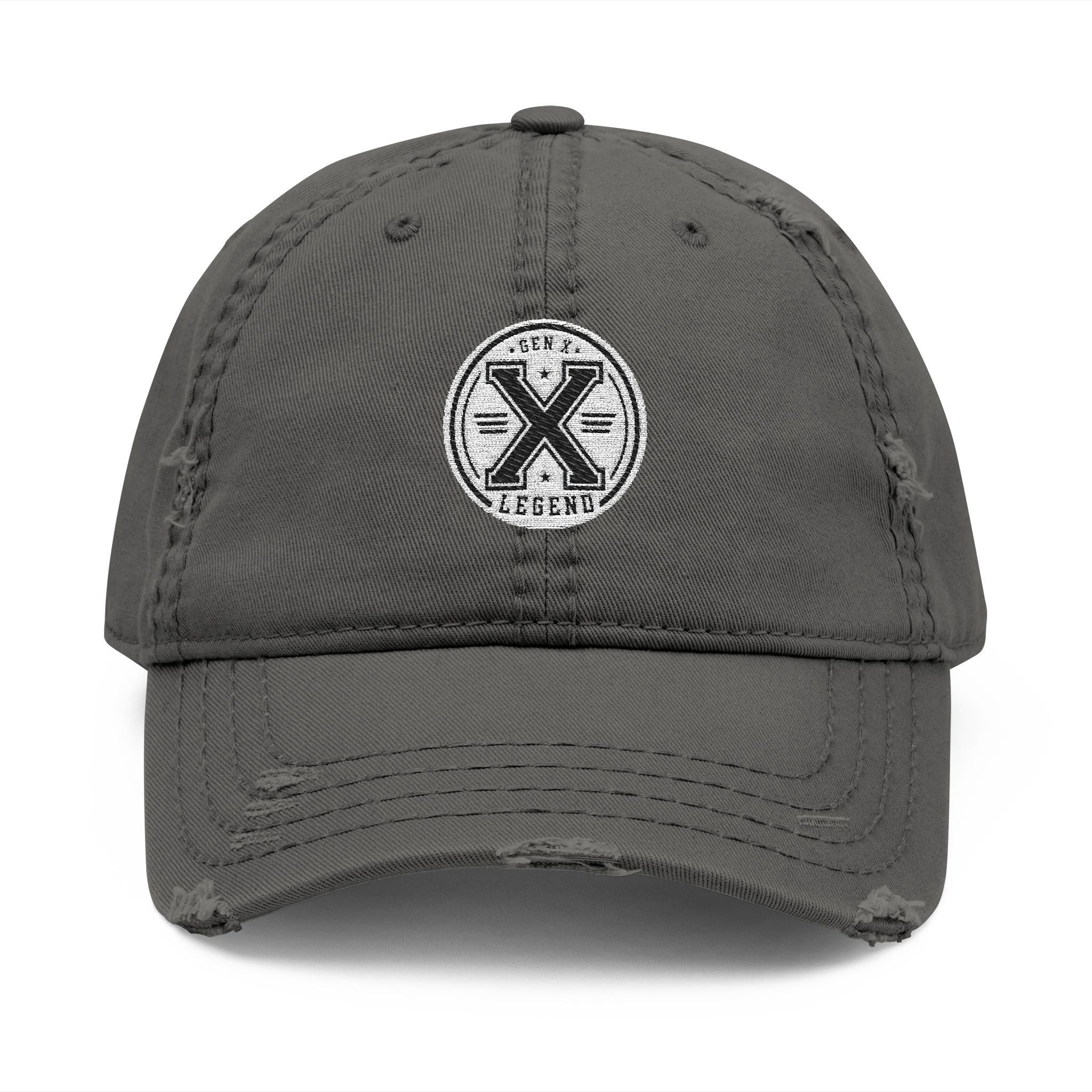 Gen X Legend Distressed Embroidered Hat