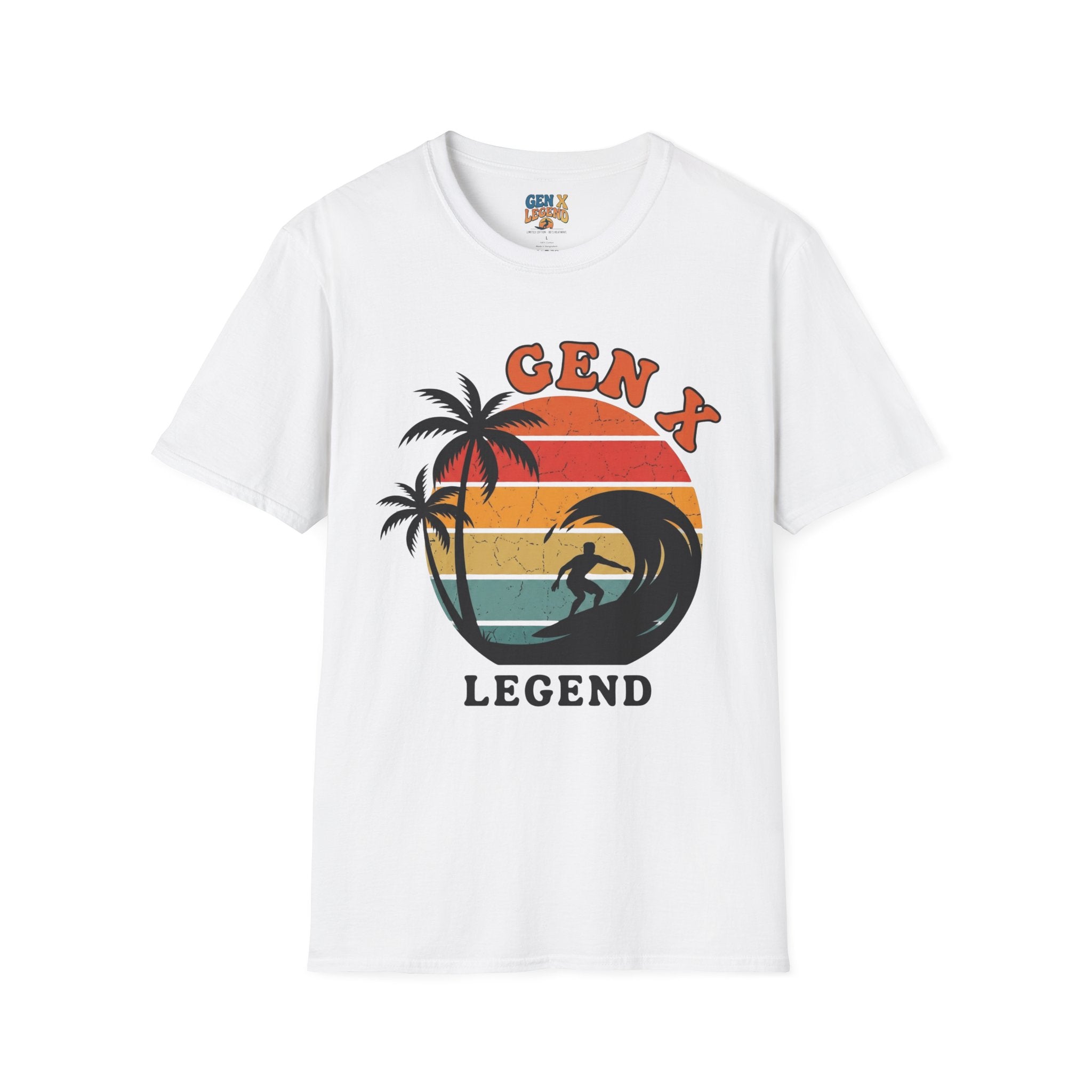 Gen X Legend T-Shirt — 80's Heatwave - 'Pacific Surf'