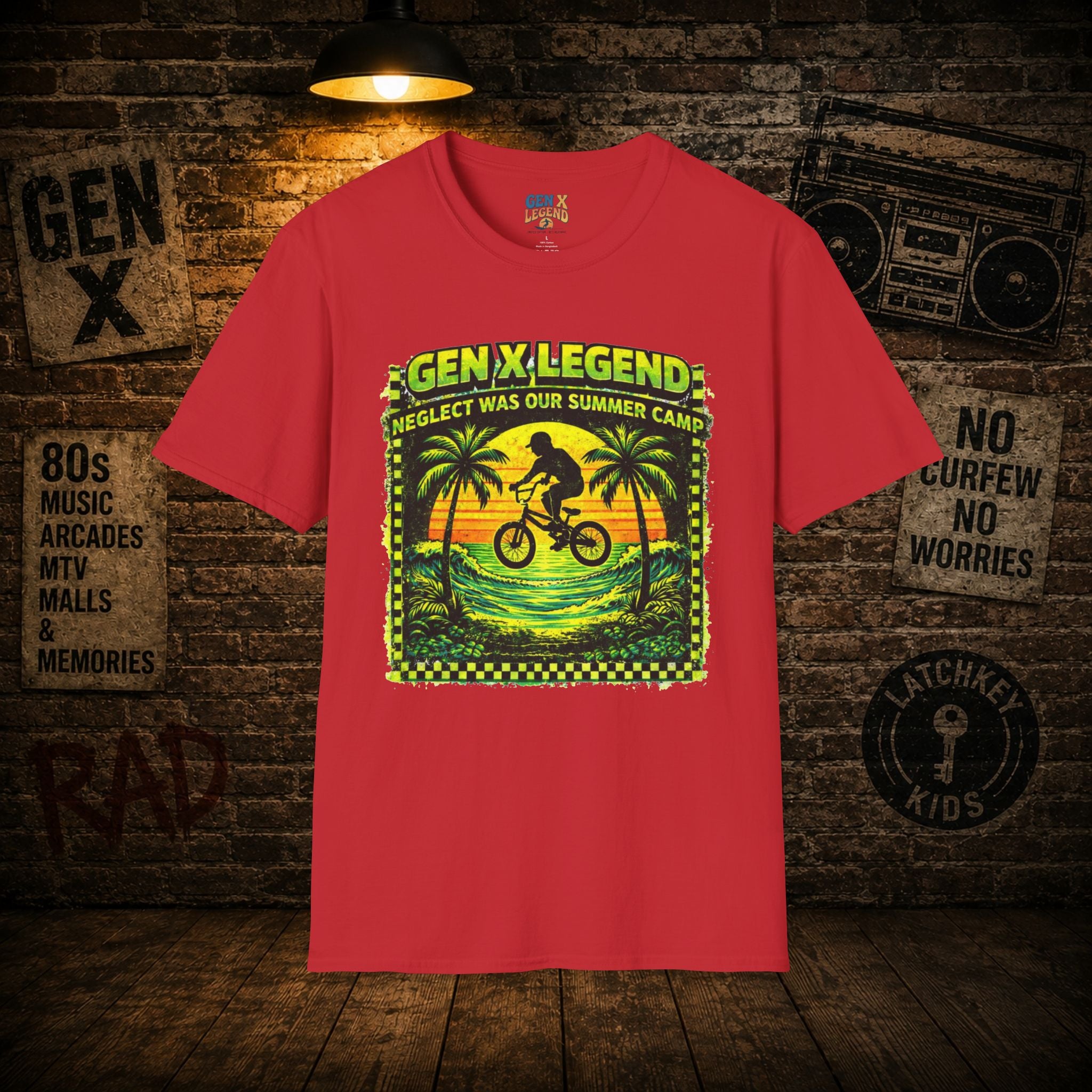 Gen X Legend T-Shirt — 80's Heatwave - 'Summer Camp'