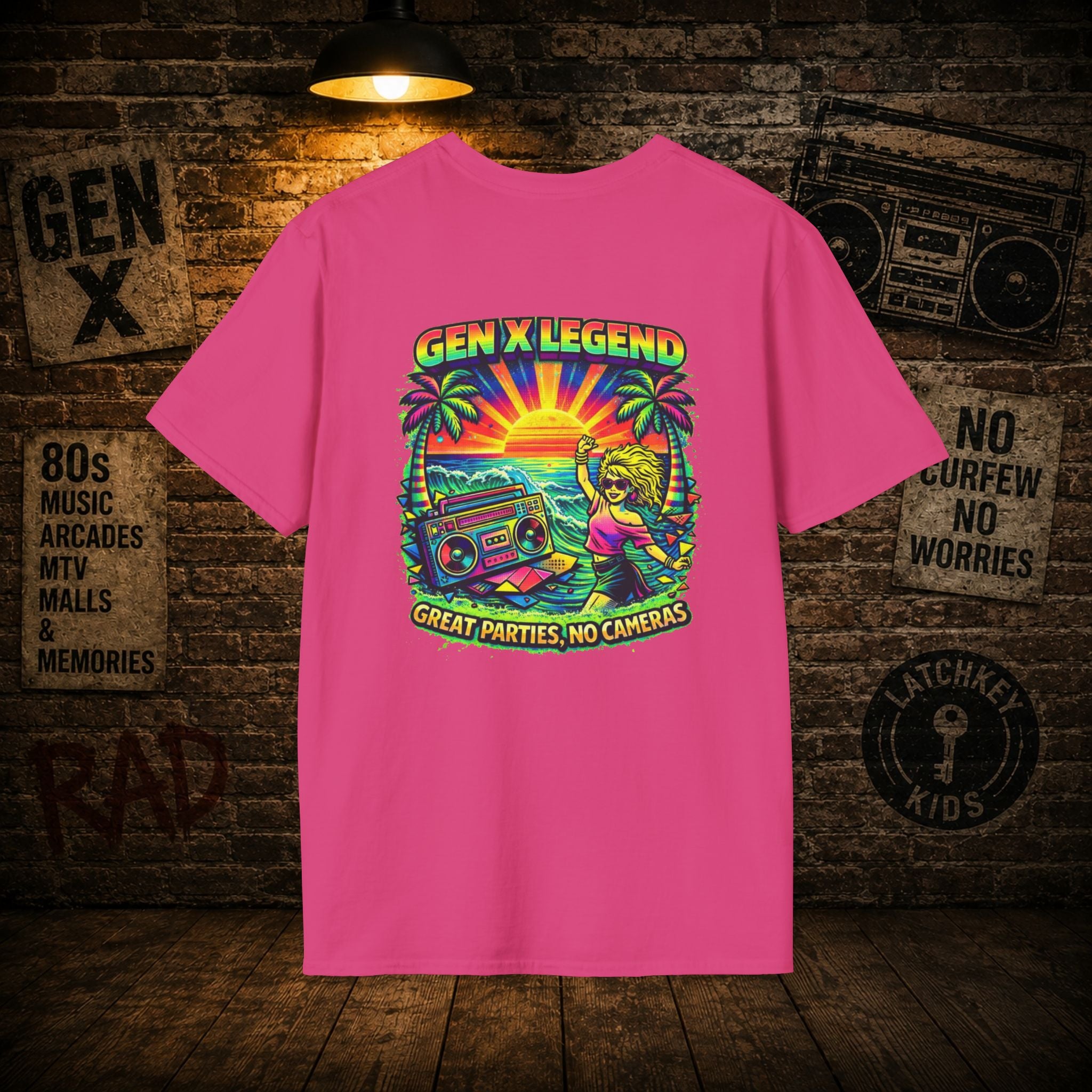 Gen X Legend T-Shirt — 80's Heatwave - 'Great Parties'