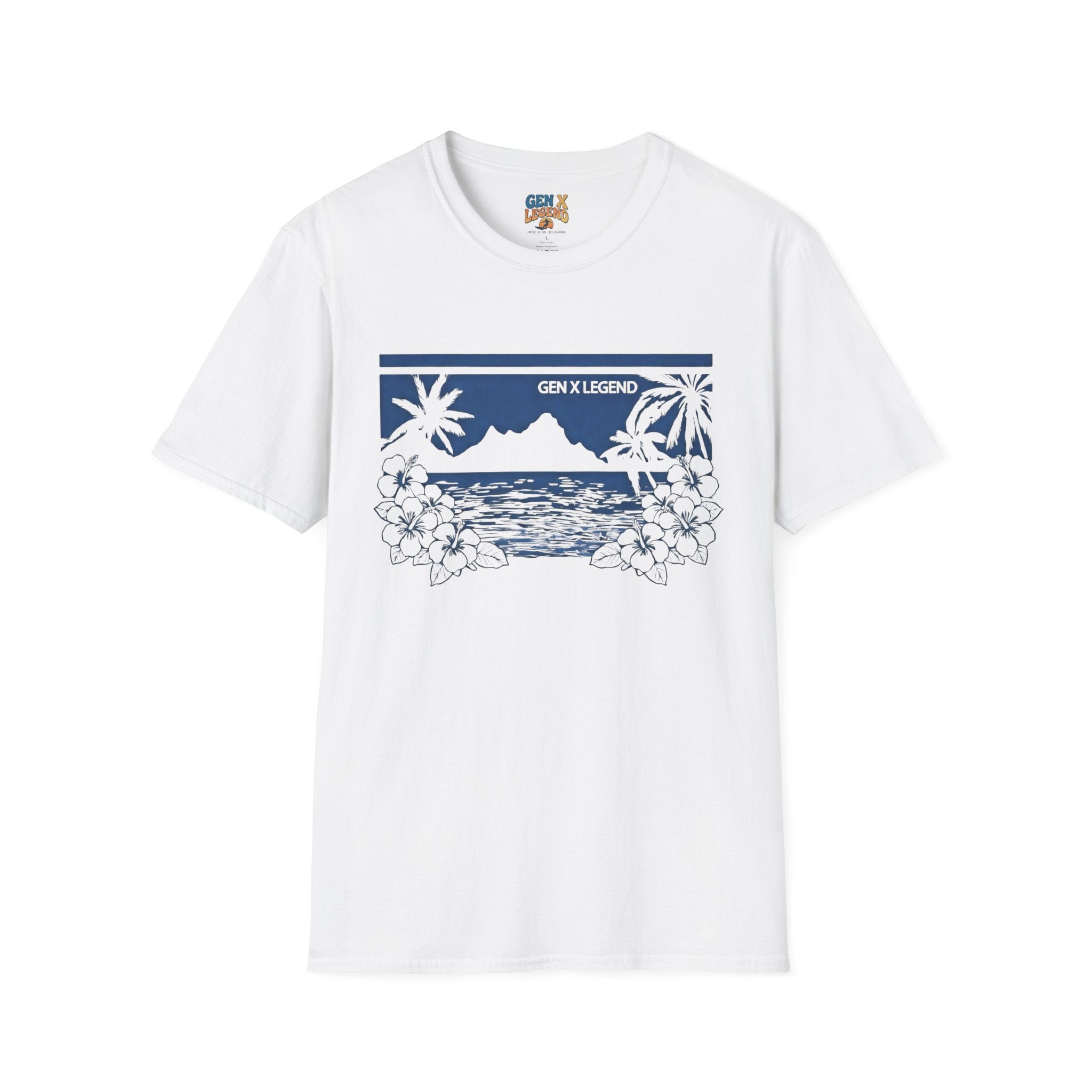 Gen X Legend T-Shirt — 80's Heatwave - 'Blue Ocean'