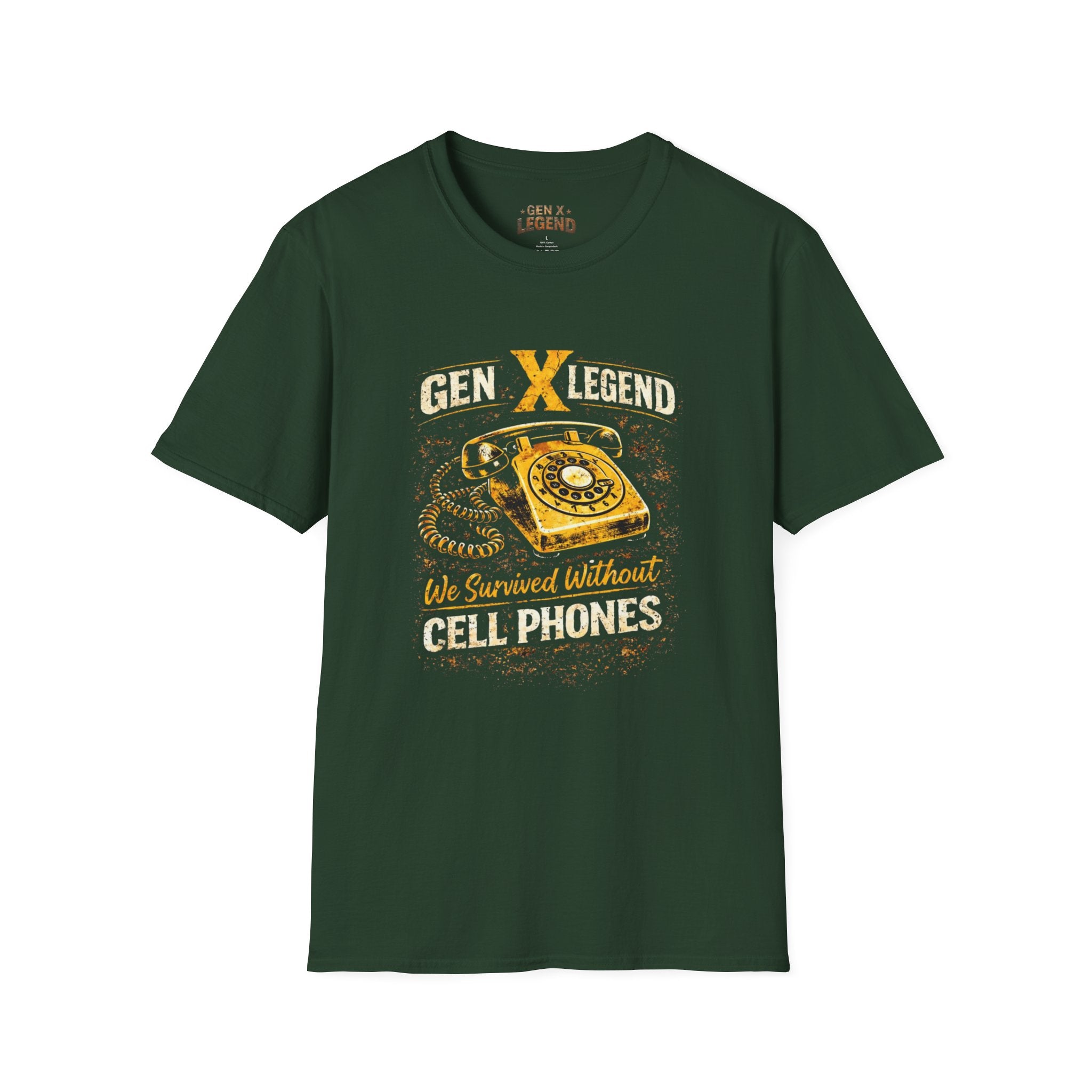 Gen X Legend T-Shirt — 'Survived Without Cell Phones'