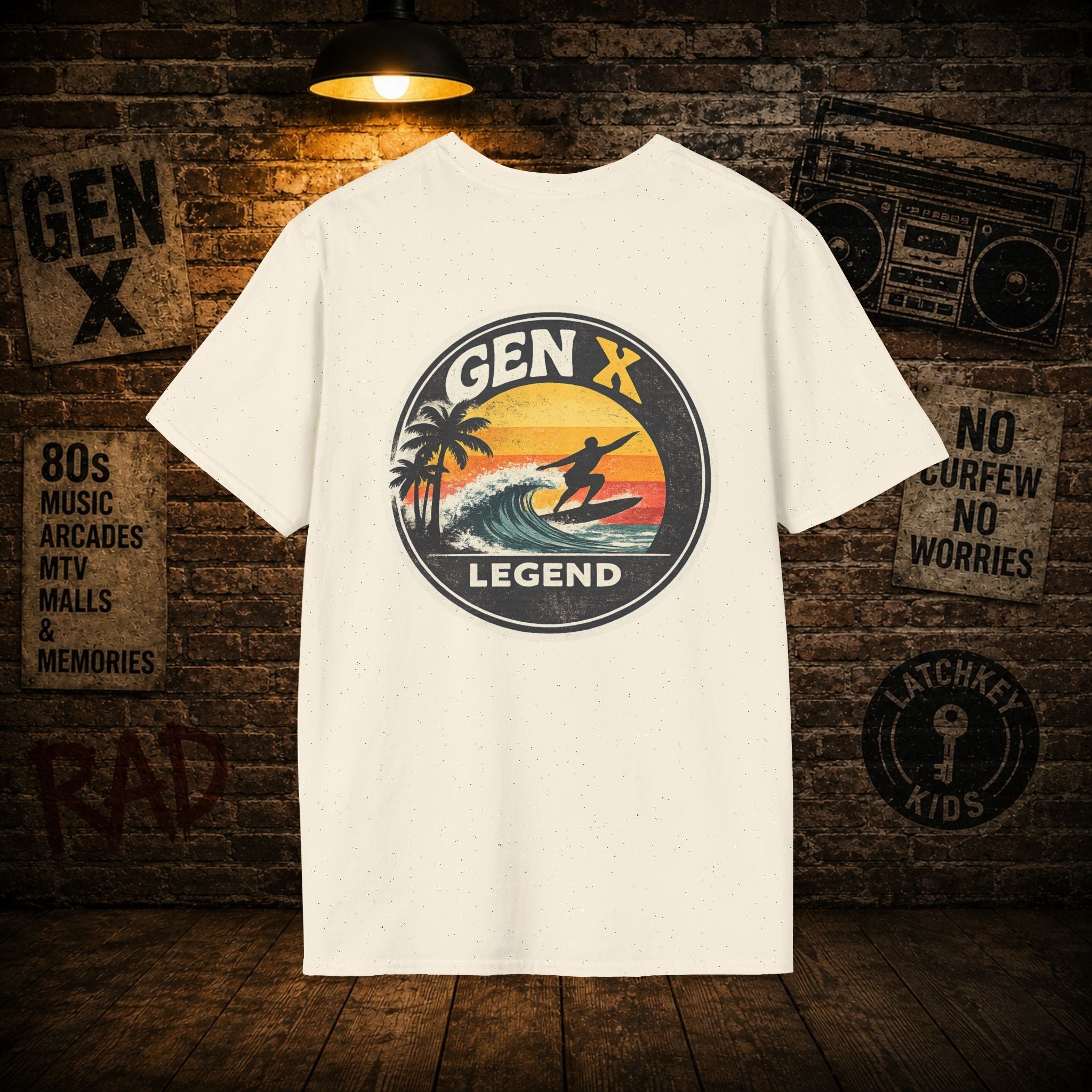 Gen X Legend T-Shirt — 80's Heatwave - 'Surf Legend'