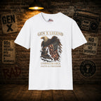 Gen X Legend T-Shirt — 'Unbreakable' Eagle & American Flag Tee