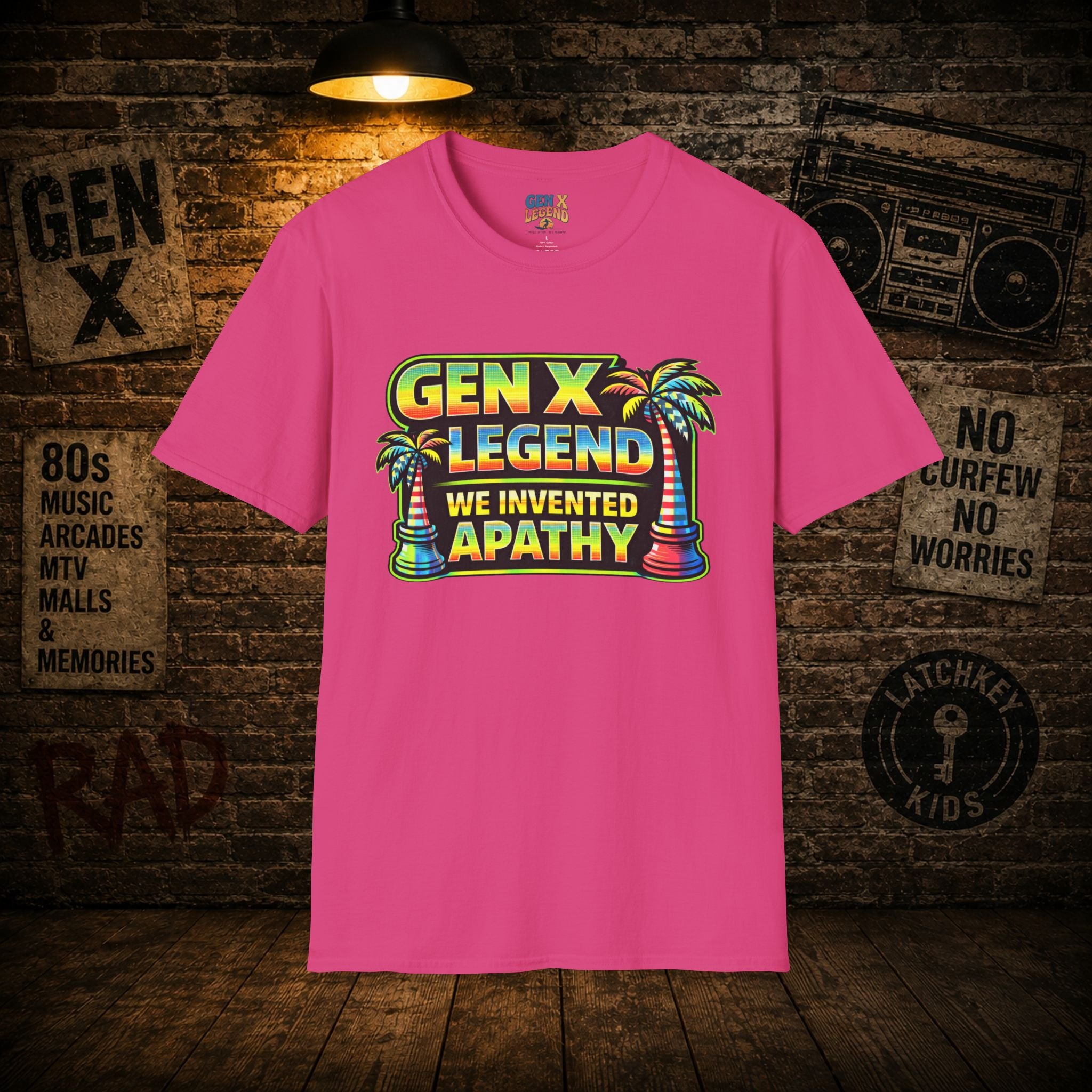 Gen X Legend T-Shirt — 80's Heatwave - 'Apathy'