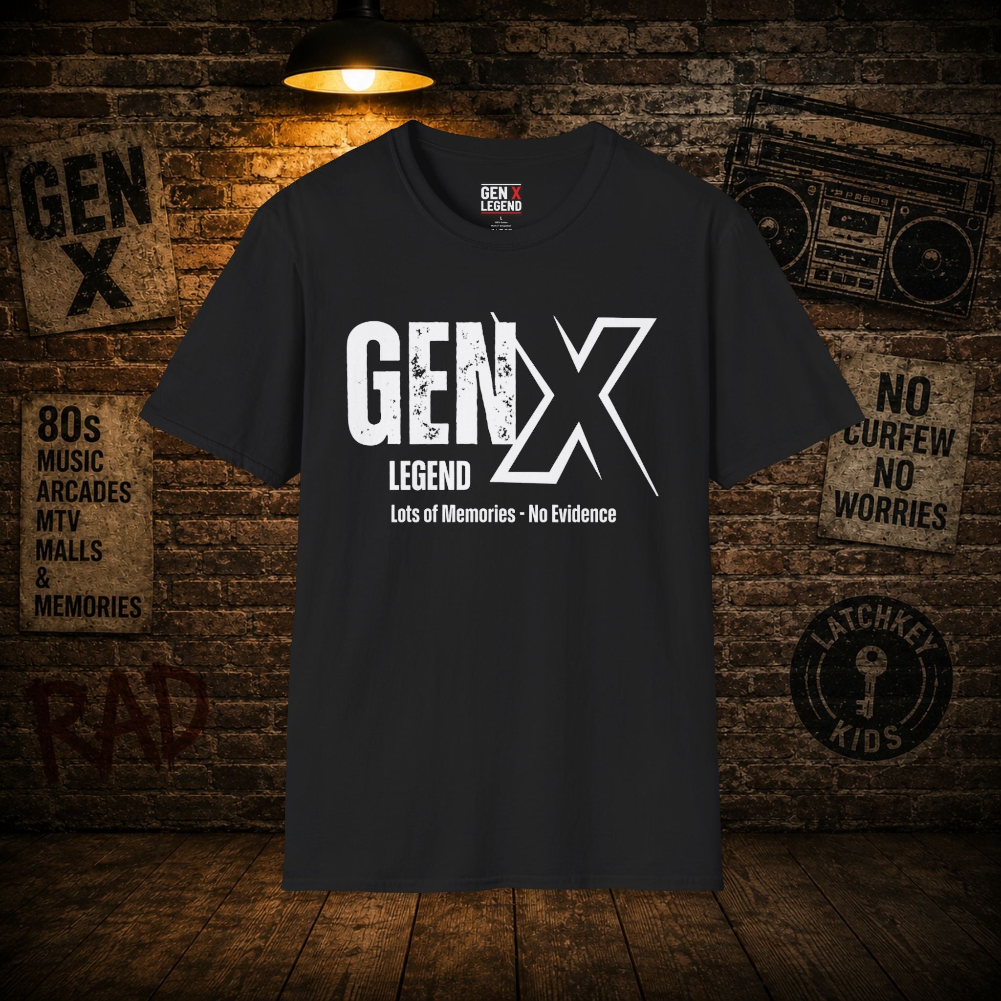 Gen X Legend T-Shirt — 'No Evidence'