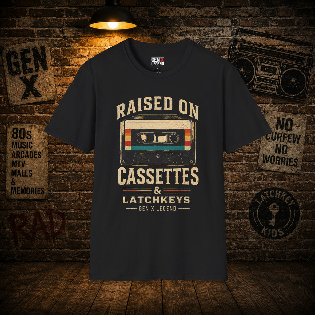Gen X Legend T-Shirt - Raised On Cassettes