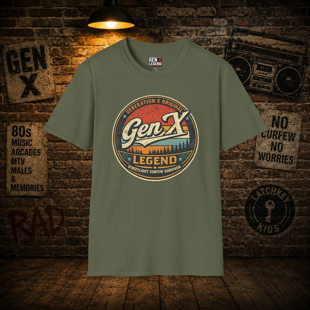 Gen X Legend T-Shirt — 'Streetlight Curfew'