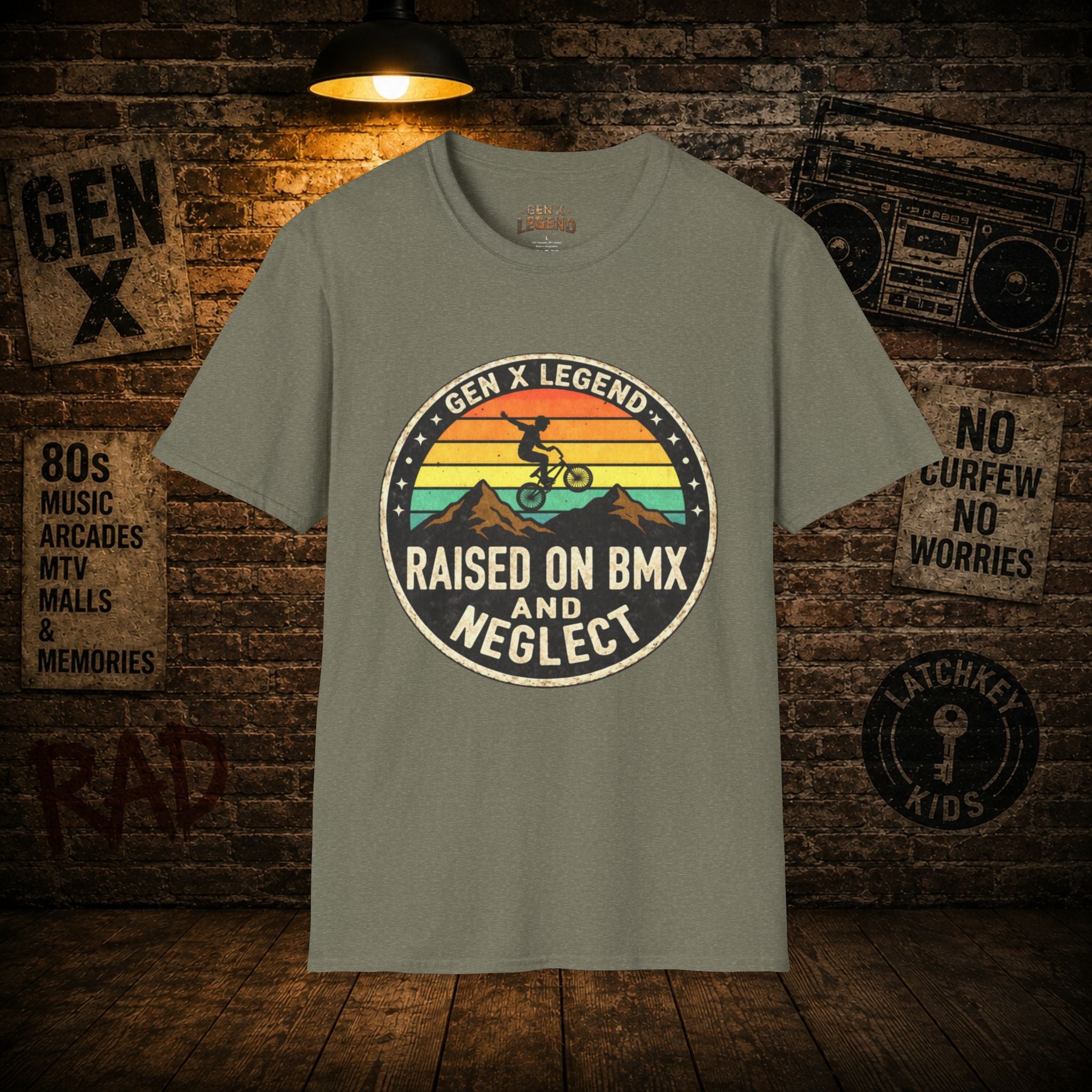 Gen X Legend T-Shirt — 'Raised on BMX'