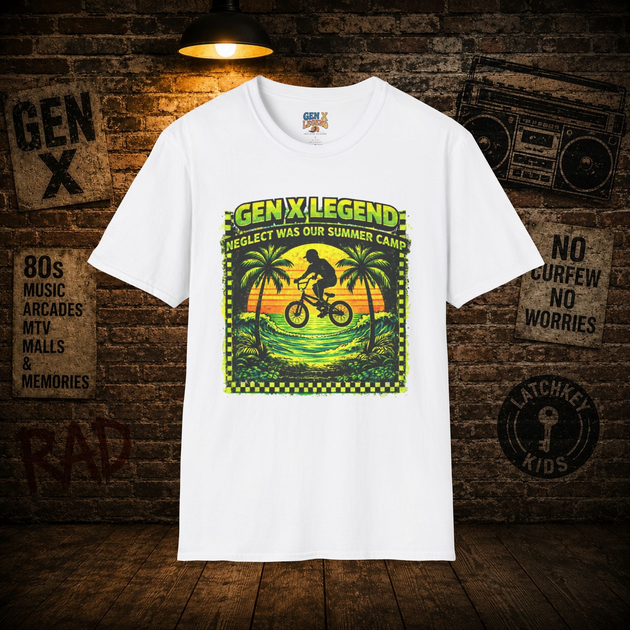 Gen X Legend T-Shirt — 80's Heatwave - 'Summer Camp'