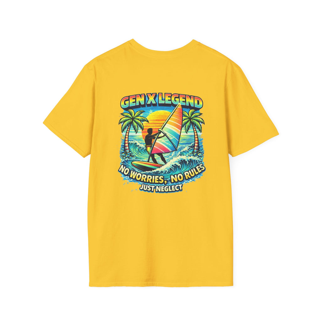 Gen X Legend T-Shirt — 80's Heatwave - 'No Worries'