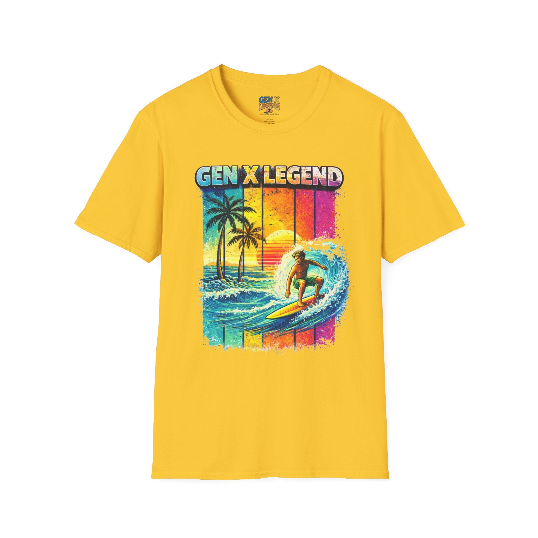 Gen X Legend T-Shirt — 80's Heatwave - 'Surf Classic'