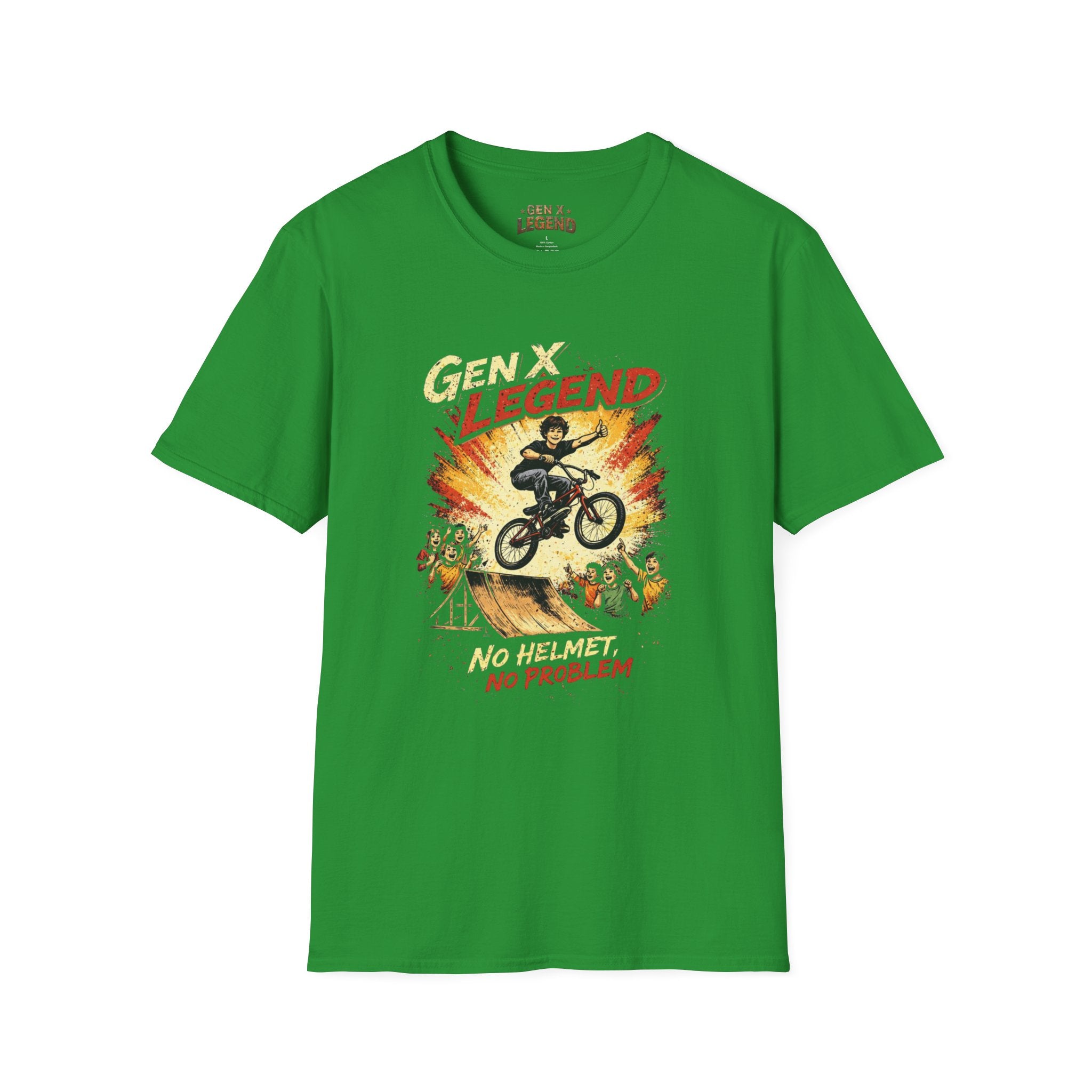 Gen X Legend T-Shirt — 'No Helmet'