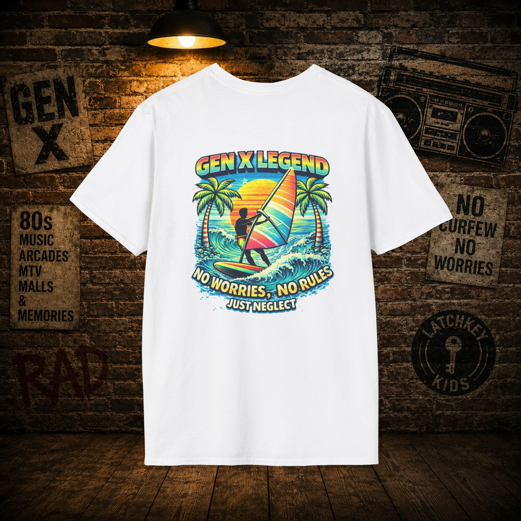 Gen X Legend T-Shirt — 80's Heatwave - 'No Worries'