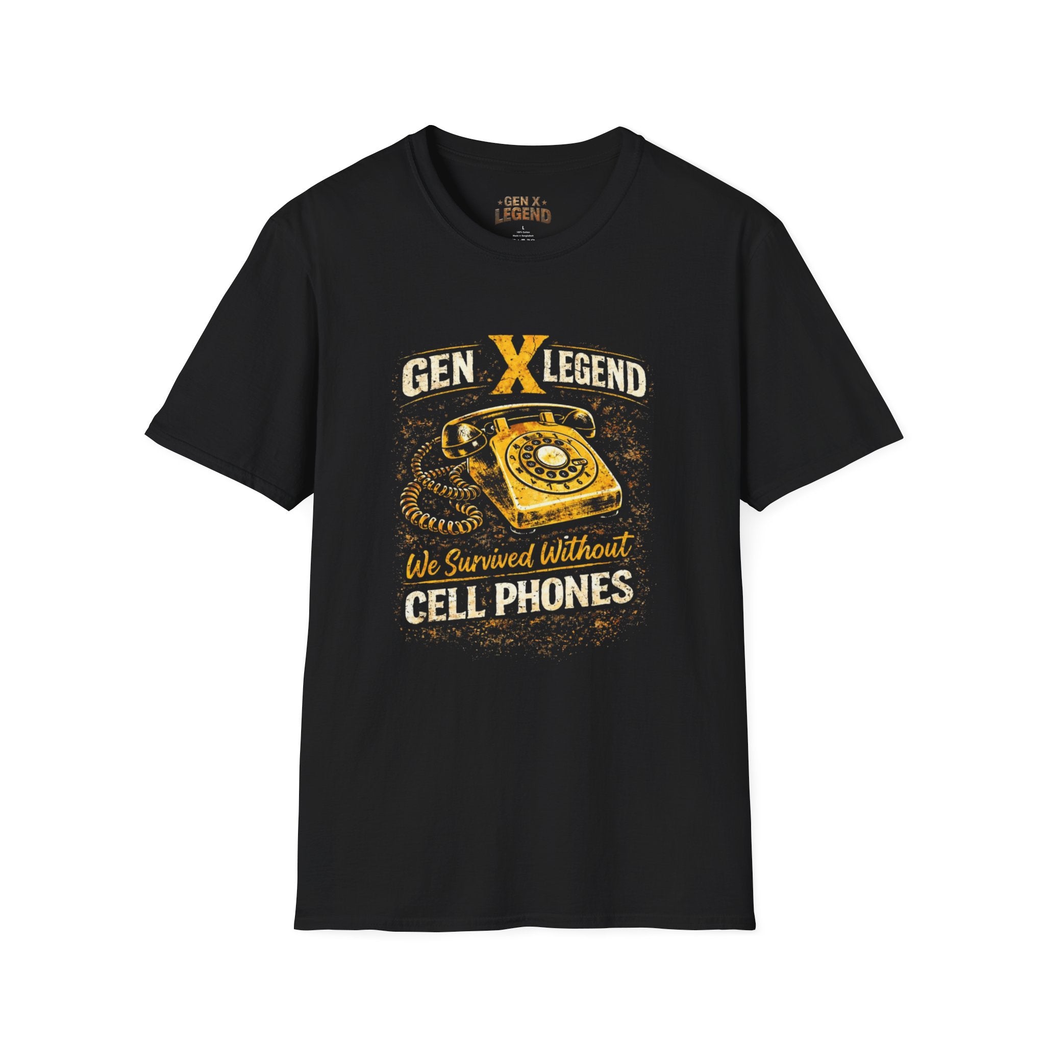 Gen X Legend T-Shirt — 'Survived Without Cell Phones'
