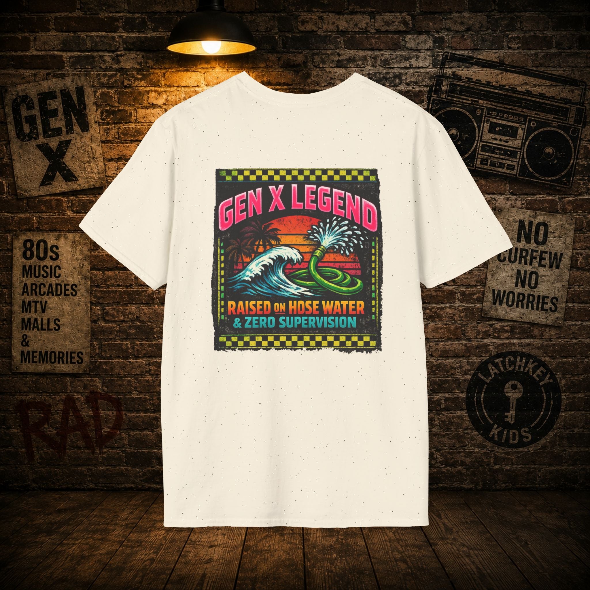 Gen X Legend T-Shirt — 80's Heatwave - 'Hose Water'