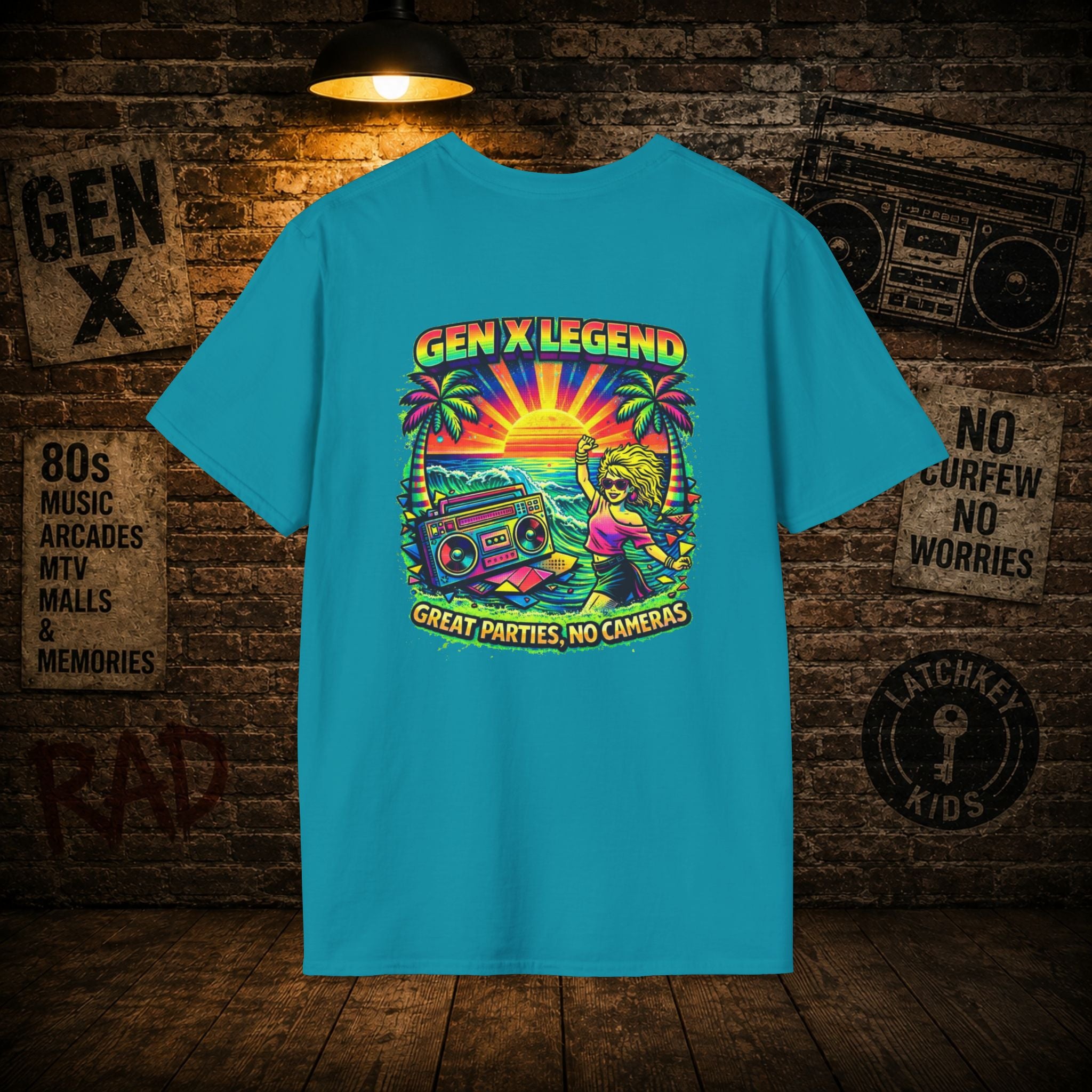 Gen X Legend T-Shirt — 80's Heatwave - 'Great Parties'