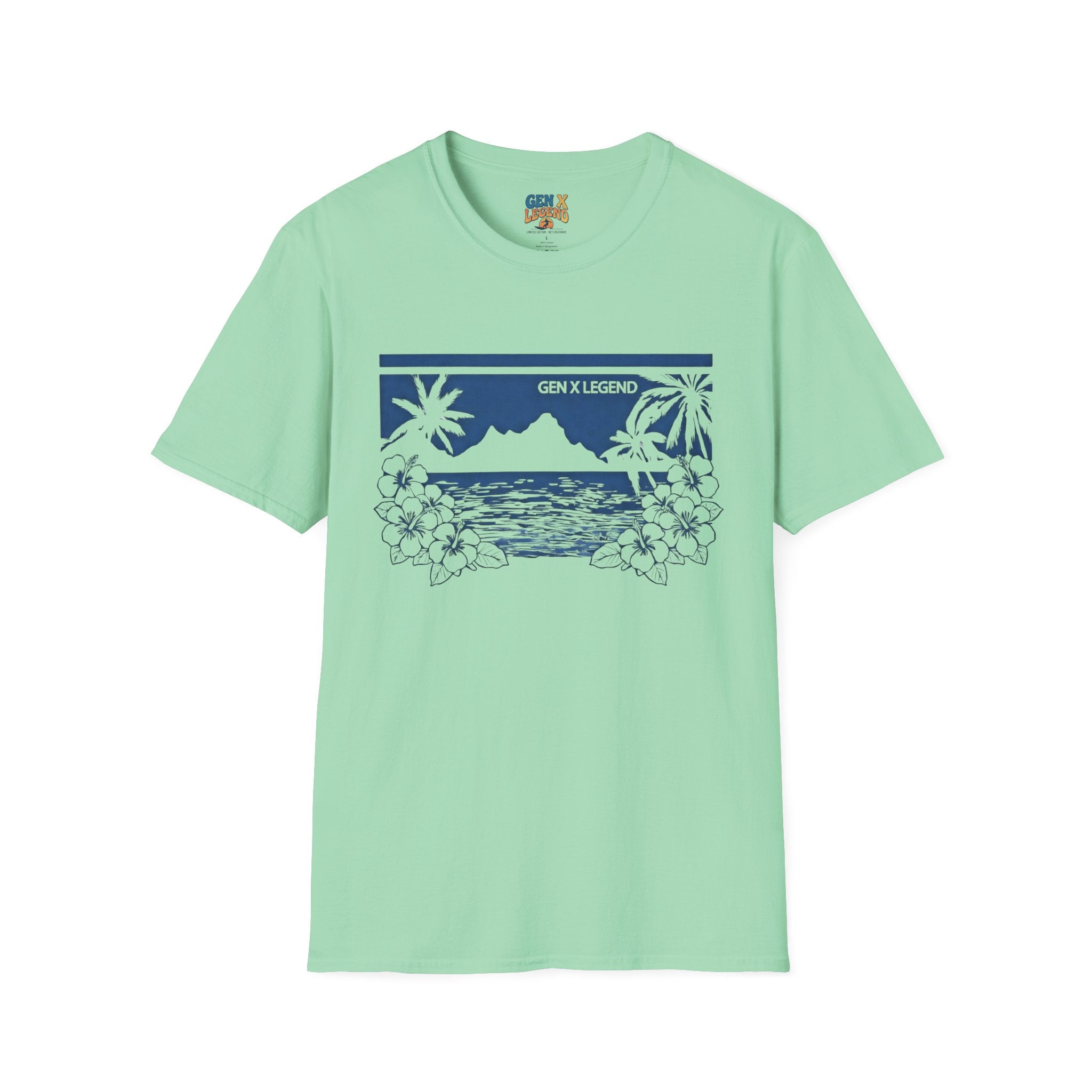 Gen X Legend T-Shirt — 80's Heatwave - 'Blue Ocean'