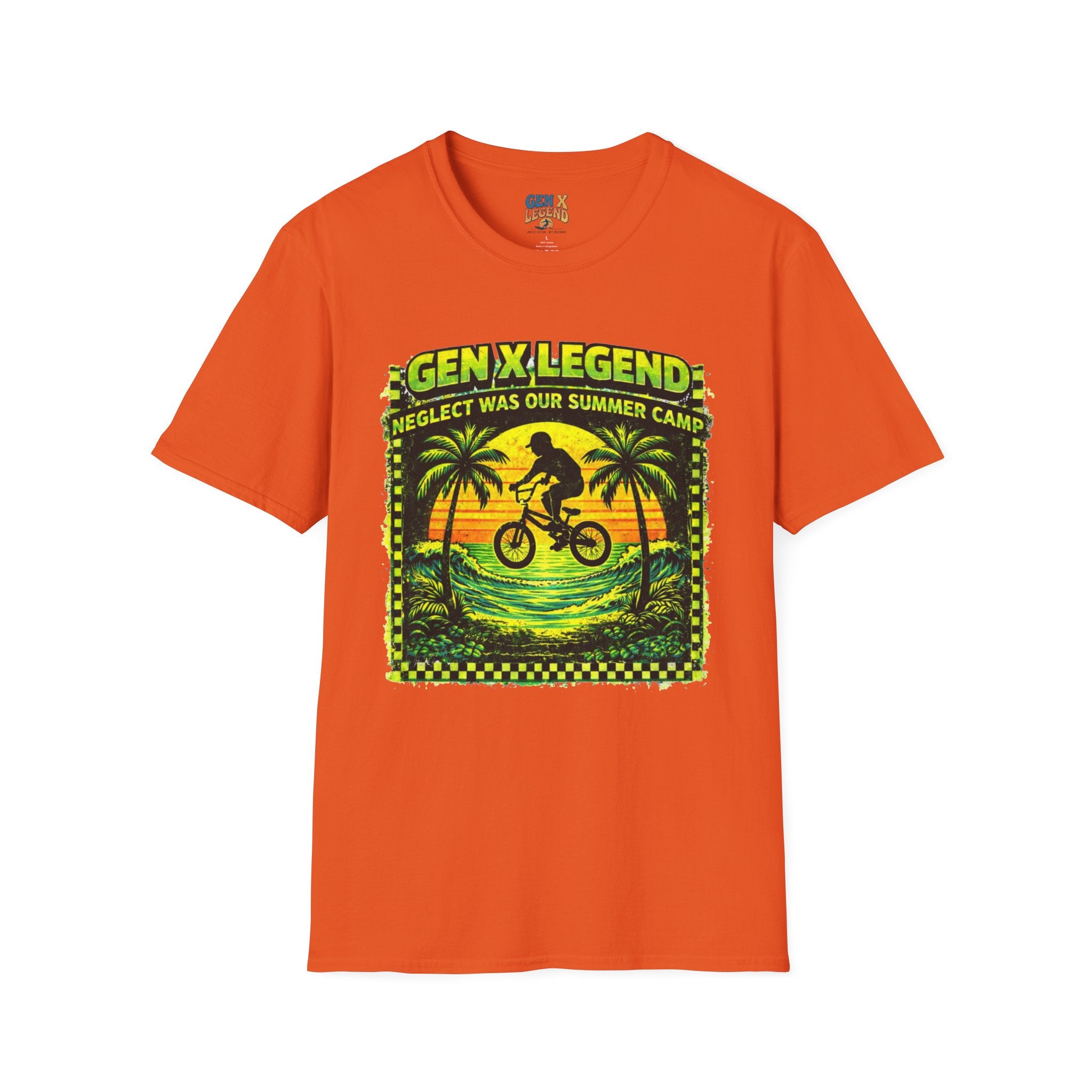 Gen X Legend T-Shirt — 80's Heatwave - 'Summer Camp'
