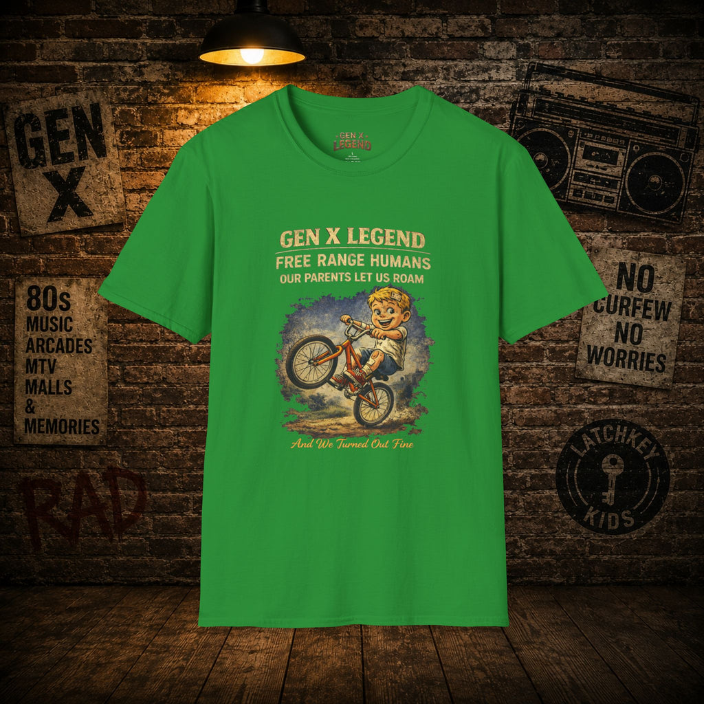 Gen X Legend T-Shirt — 'Free Range Humans'