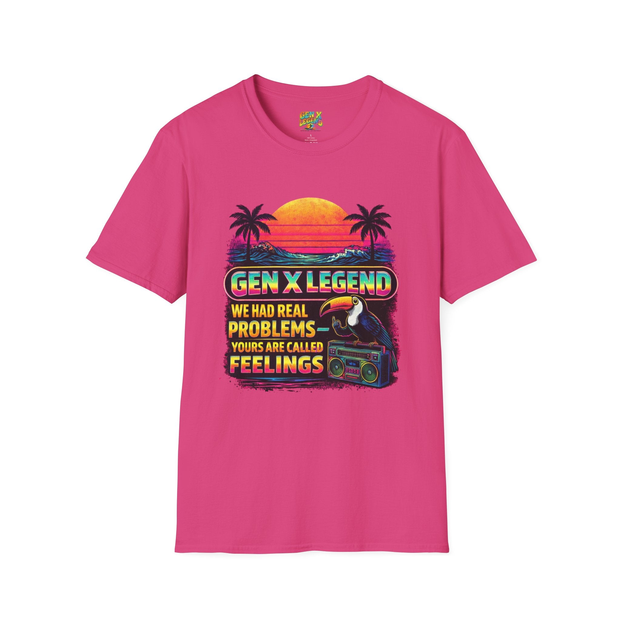 Gen X Legend T-Shirt — 80's Heatwave - 'Real Problems'