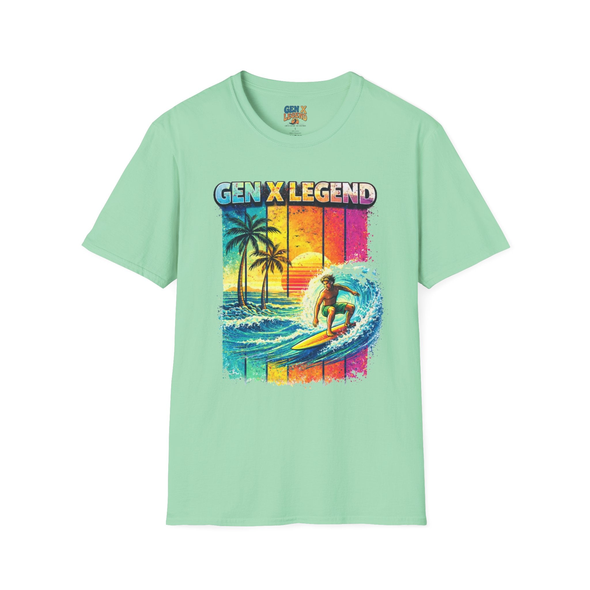 Gen X Legend T-Shirt — 80's Heatwave - 'Surf Classic'