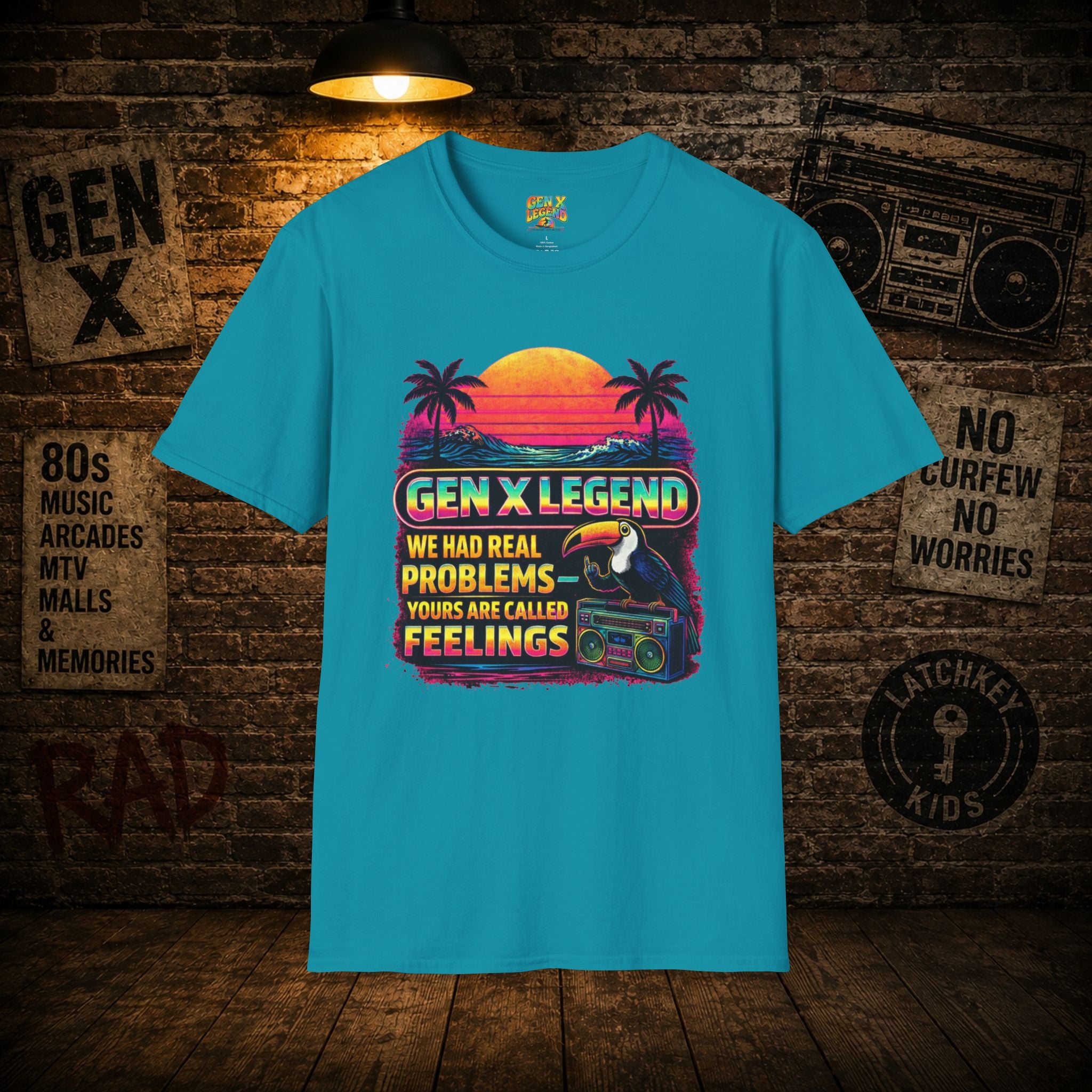 Gen X Legend T-Shirt — 80's Heatwave - 'Real Problems'