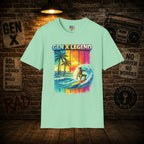 Gen X Legend T-Shirt — 80's Heatwave - 'Surf Classic'