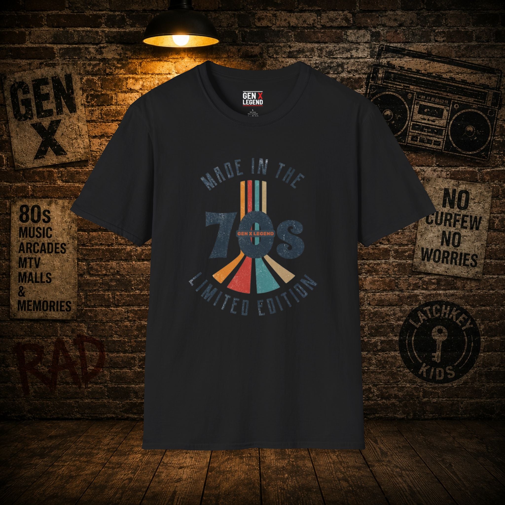 Gen X T-Shirt — Made in the 70s | Birth Decade Pride Tee | GEN X