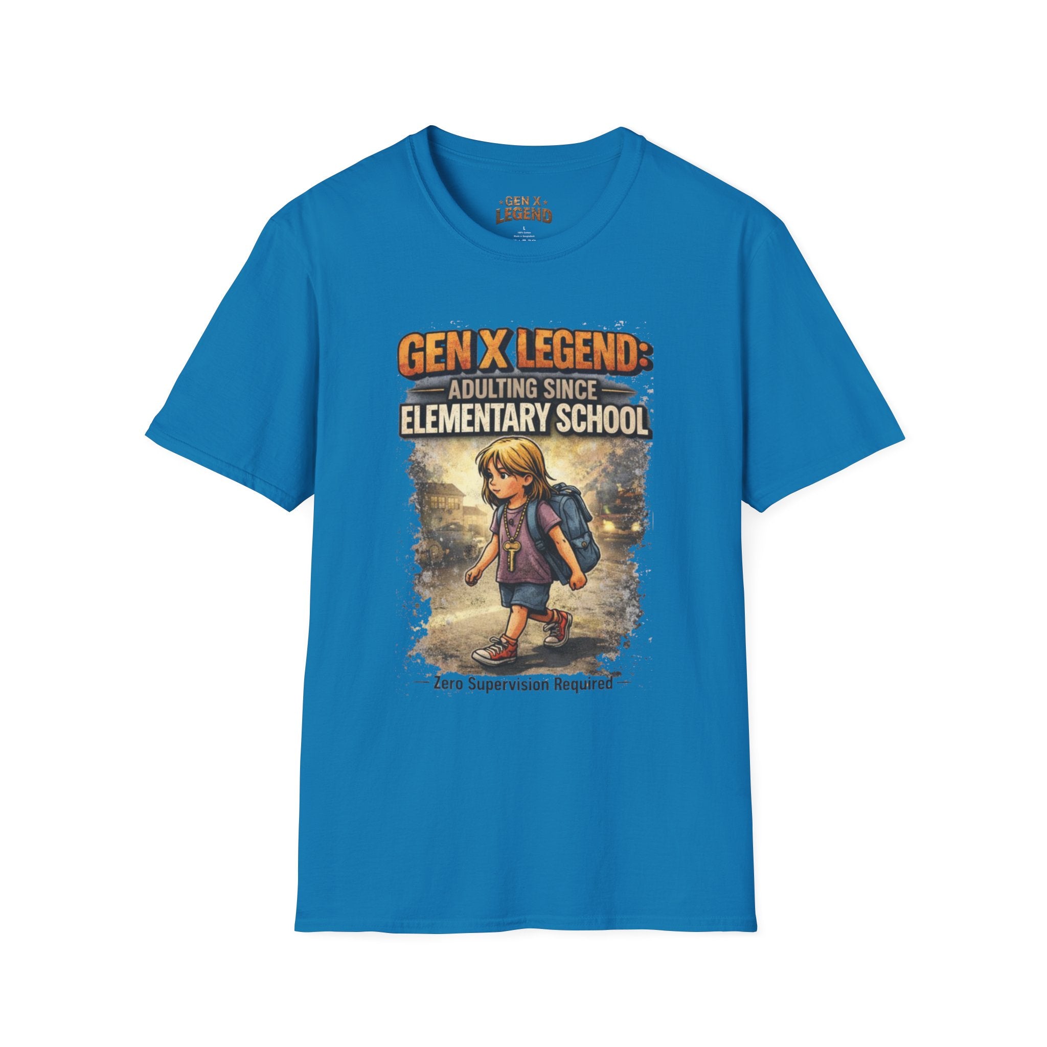 Gen X Legend T-Shirt — 'Adulting Since Elementary School' Tee