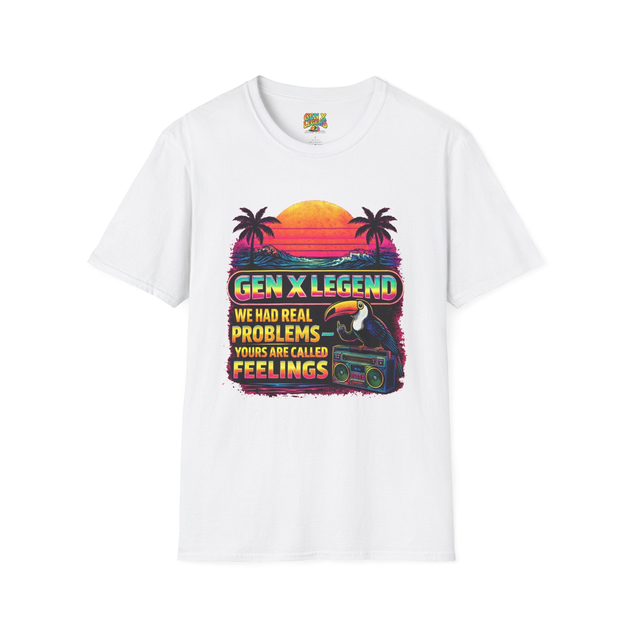Gen X Legend T-Shirt — 80's Heatwave - 'Real Problems'