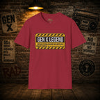 Gen X Legend T-Shirt — 'Contains Strong Sarcasm'