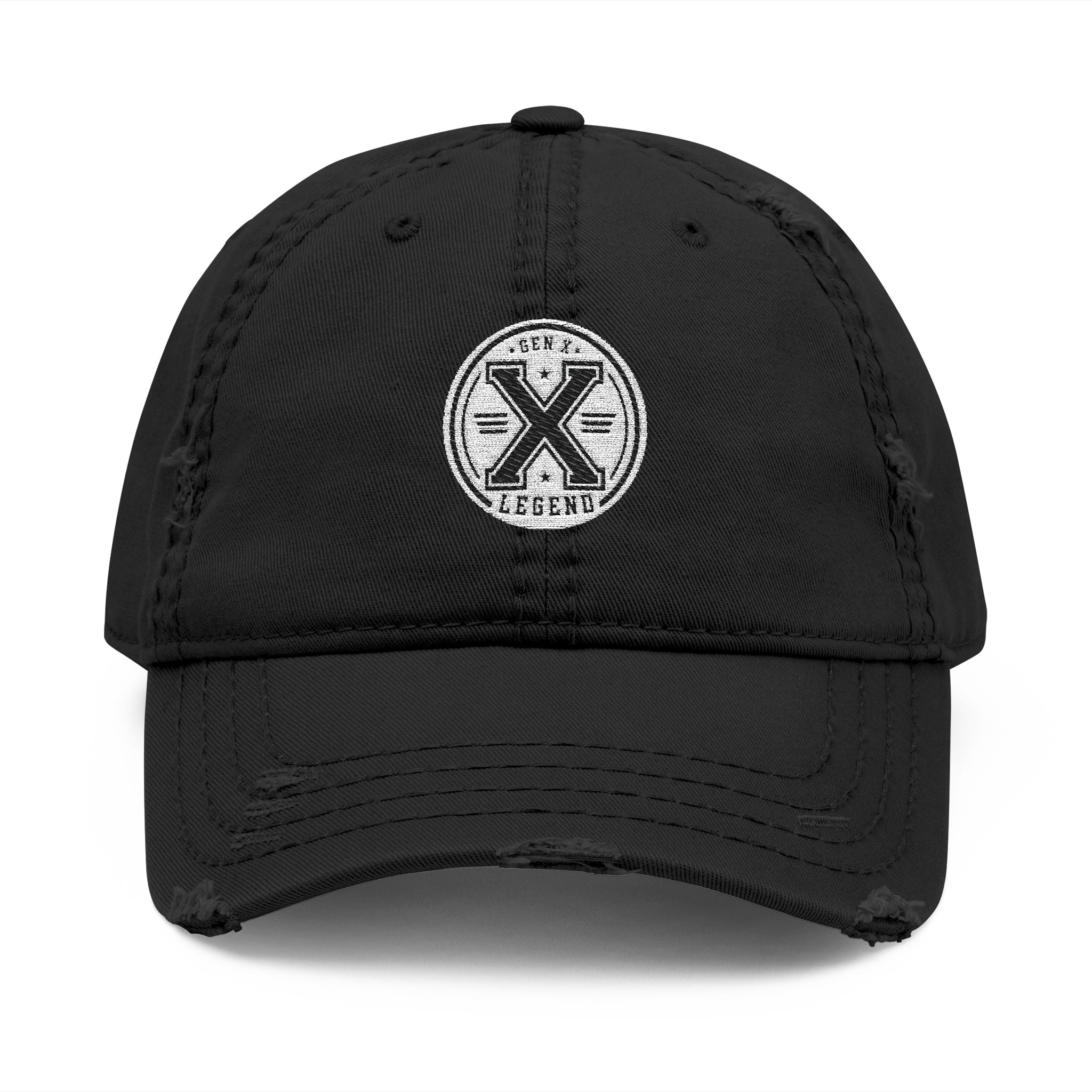 Gen X Legend Distressed Embroidered Hat