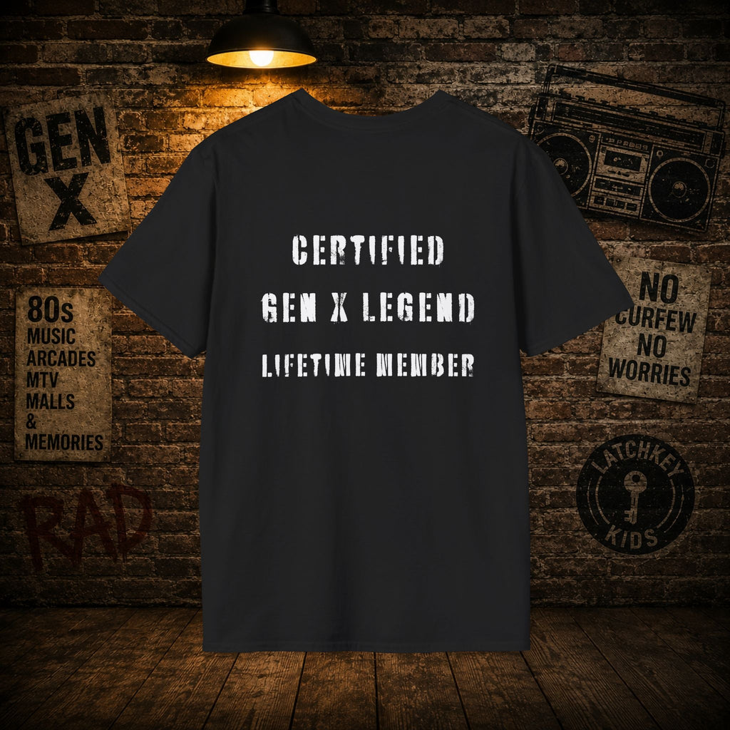 Gen X Legend T-Shirt — Legend Series - 'Certified Legend'